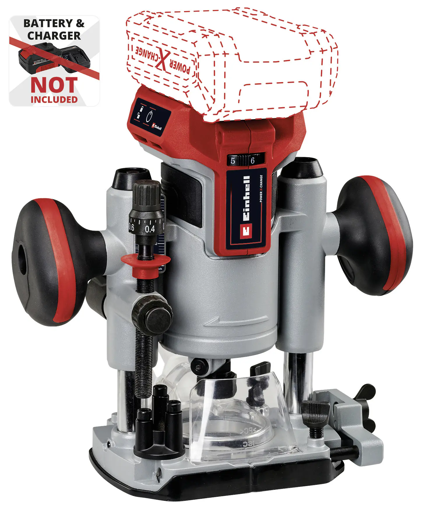 Einhell Akku-Oberfräse TP-RO 18 Li BL Solo 18 V Einhell Akku-Oberfräse TP-RO 18 Li BL Solo 18 V