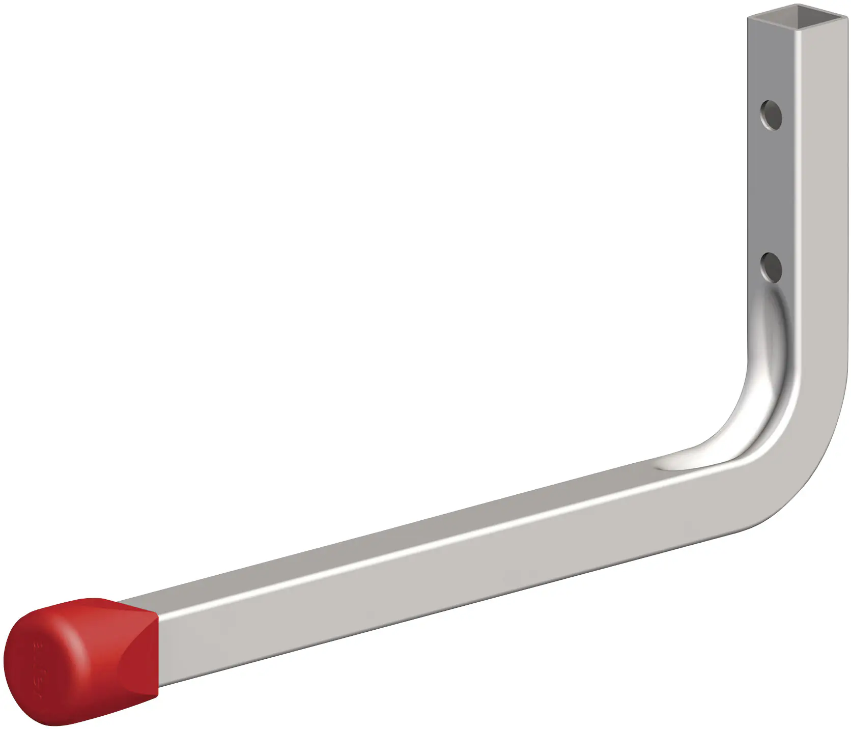 alfer Wandhaken 175 mm 175 x 80 mm Stahl verzinkt Kappe rot