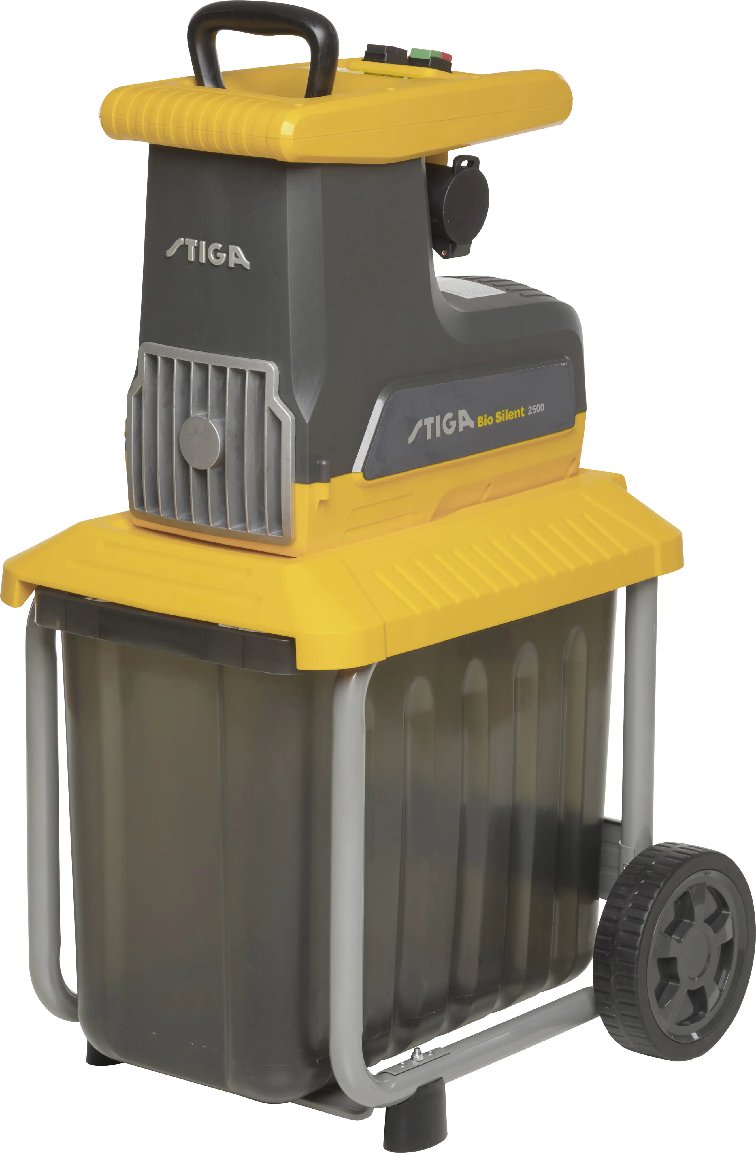 Stiga Elektro Häcksler BIO SILENT 2500 2.500 Watt, max. Aststärke Ø 40 mm Stiga Elektro Häcksler BIO SILENT 2500 2.500 Watt, max. Aststärke Ø 40 mm