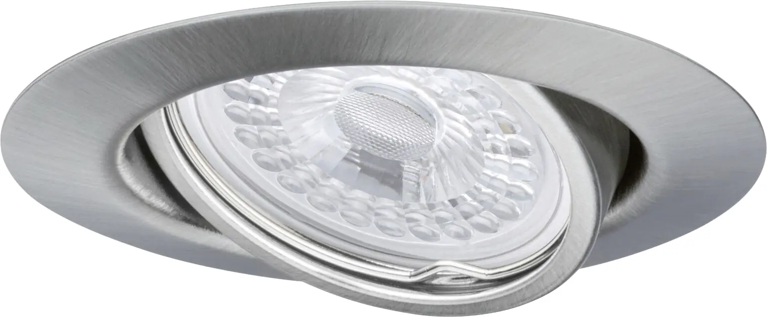 Paulmann LED Einbauleuchte Base 3er Basisset eisen 9 cm dimmbar GU10 