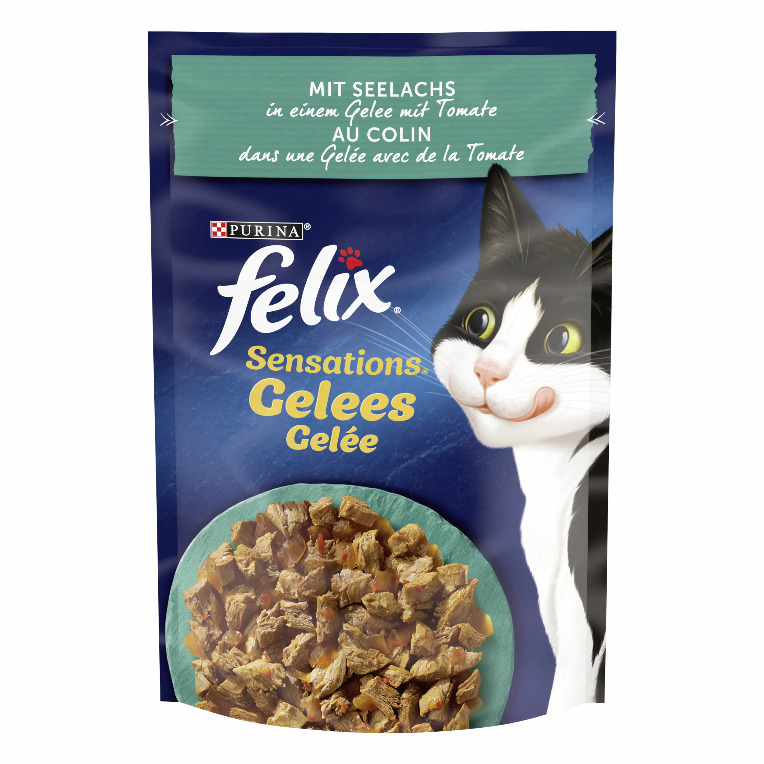 Felix Sensations Gelees Seelachs & Tomate 85 g