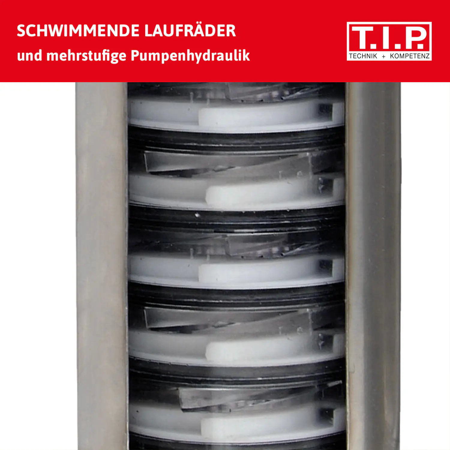 T.I.P. Tiefbrunnenpumpe BigWell 90/53 AUT, 900 Watt, 5.400 l/h, Edelstahl T.I.P. Tiefbrunnenpumpe BigWell 90/53 AUT, 900 Watt, 5.400 l/h, Edelstahl