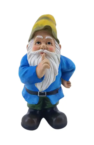 Dekofigur Gartenzwerg pscht! 23,5 x 13,5 x 13,5 cm