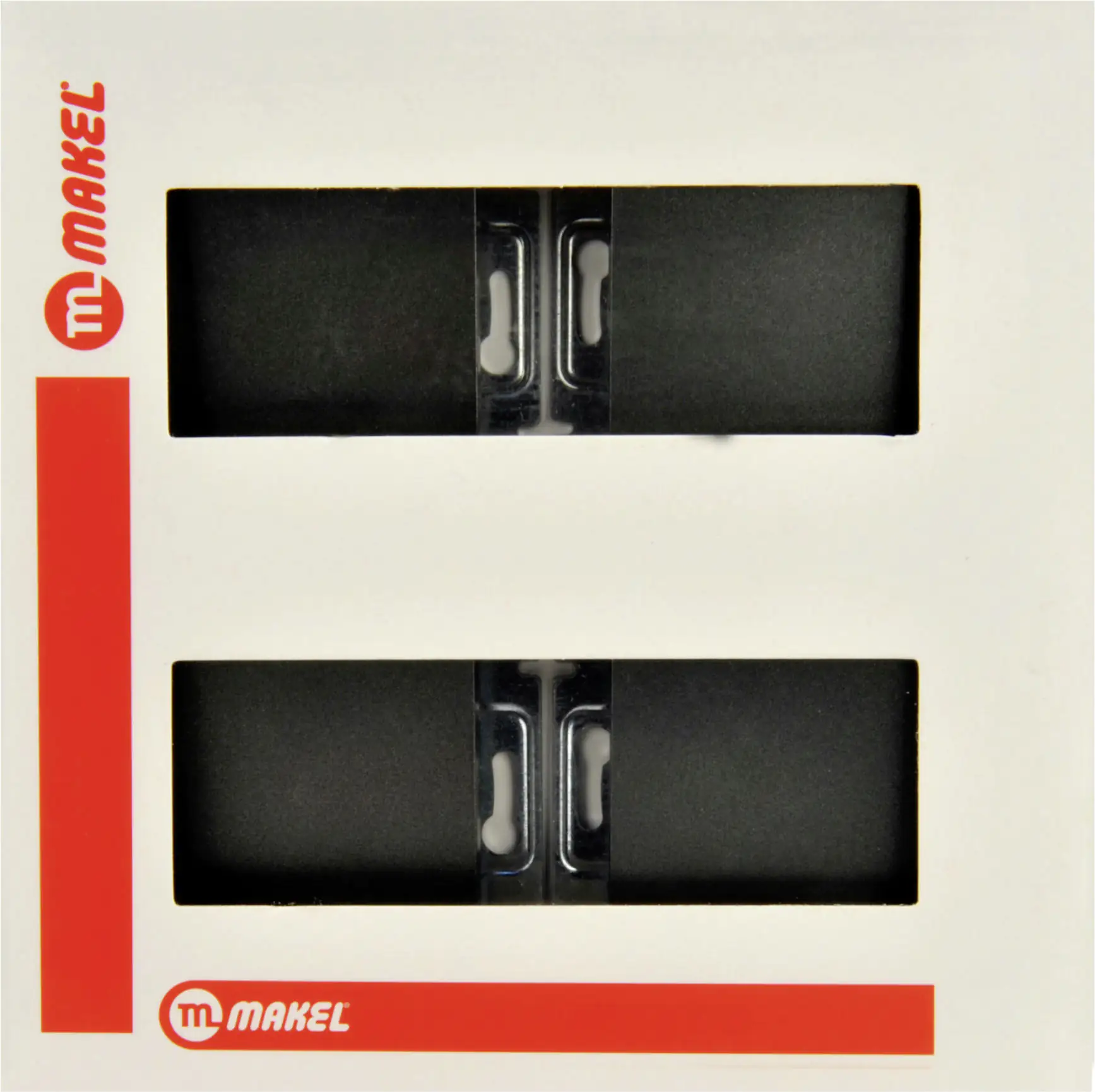 Aus- und Wechselschalter Karea anthrazit, 4er Pack