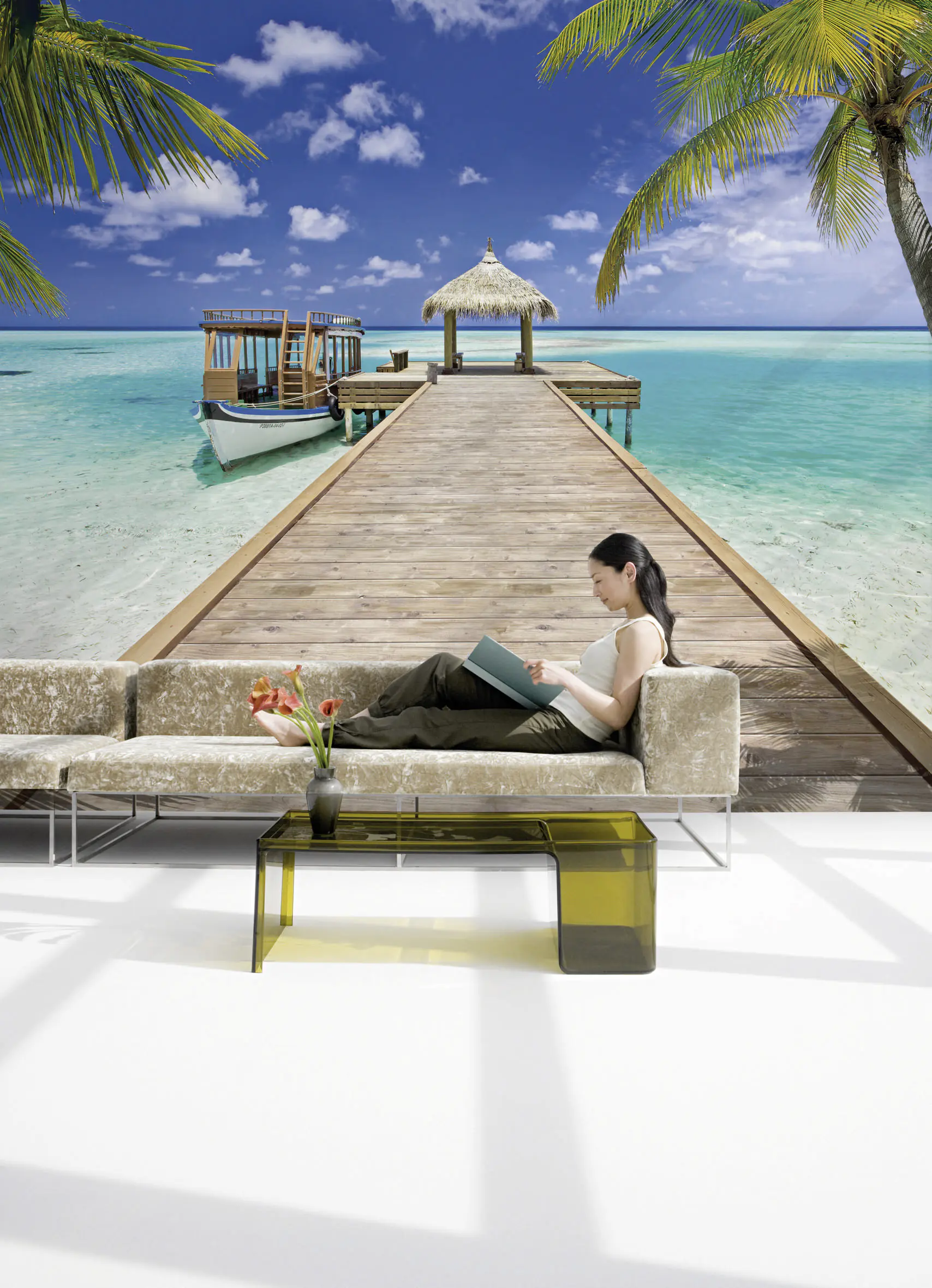 Komar Fototapete Beach Resort 368 x 254 cm 