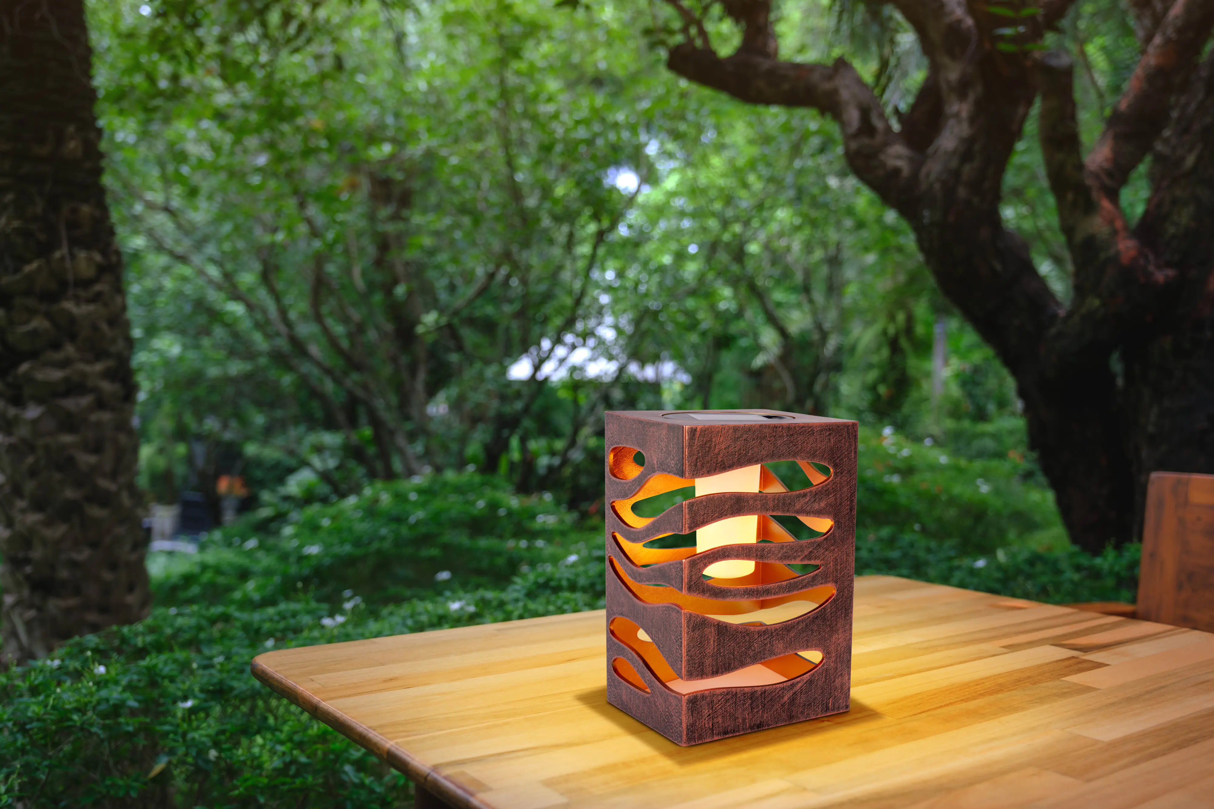 Light & More LED Solarleuchte dunkelbraun Light & More LED Solarleuchte dunkelbraun