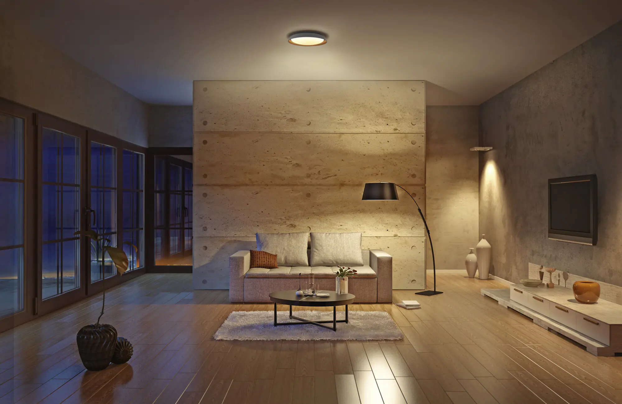 Ledvance LED Deckenleuchte Smart+ WiFi Orbis Kite 430 GR grau, Ø 43 cm