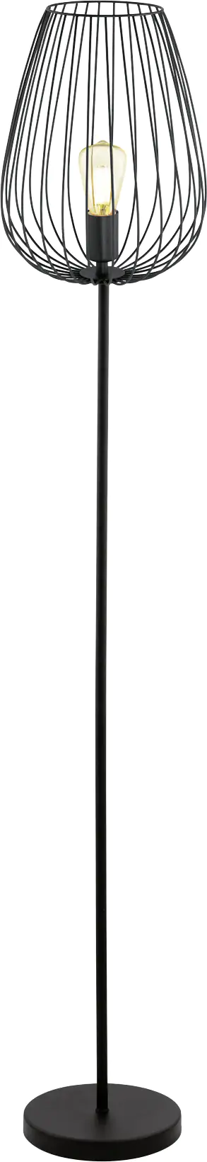 Eglo Stehleuchte Newtown schwarz 159,5 x 27,5 cm E27, max. 60 W