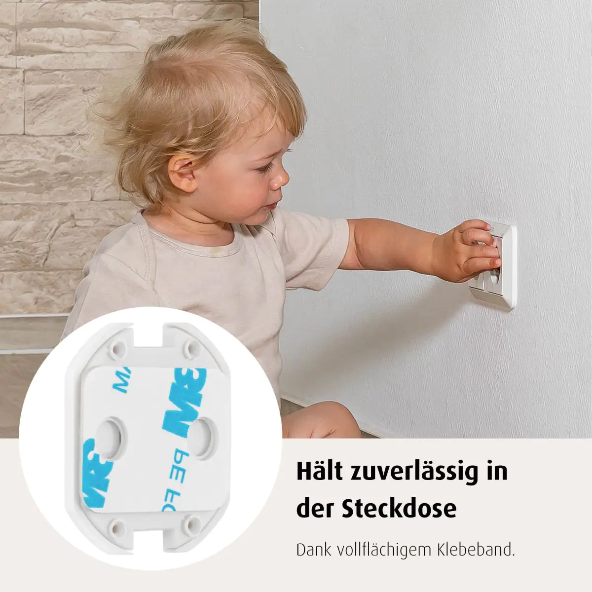 Reer Steckdosensicherung für Kinder weiß klebbar, 10 Stück Reer Steckdosensicherung für Kinder weiß klebbar, 10 Stück