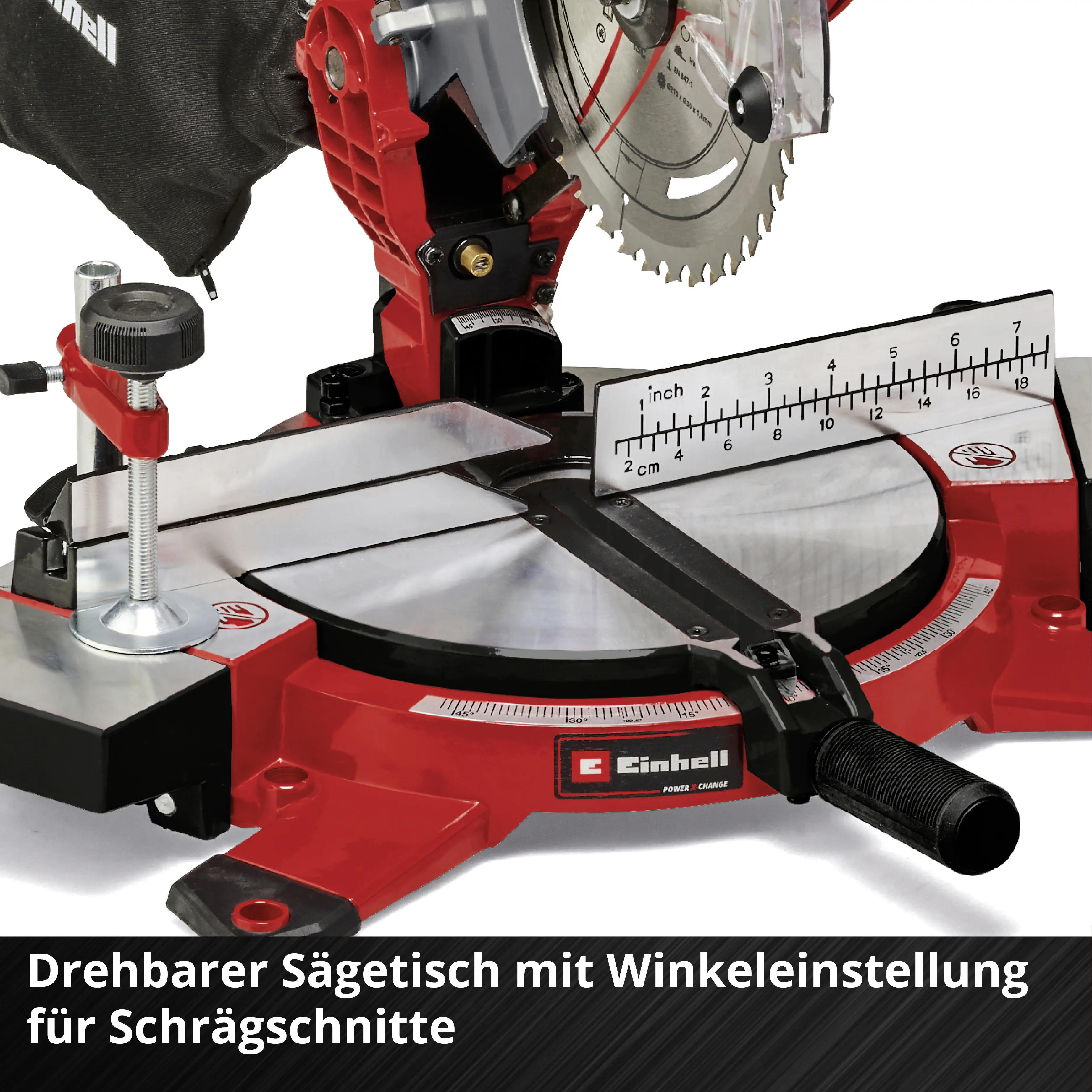 Einhell Expert Akku-Kappsäge TE-MS 18/210 Li Solo 18 V