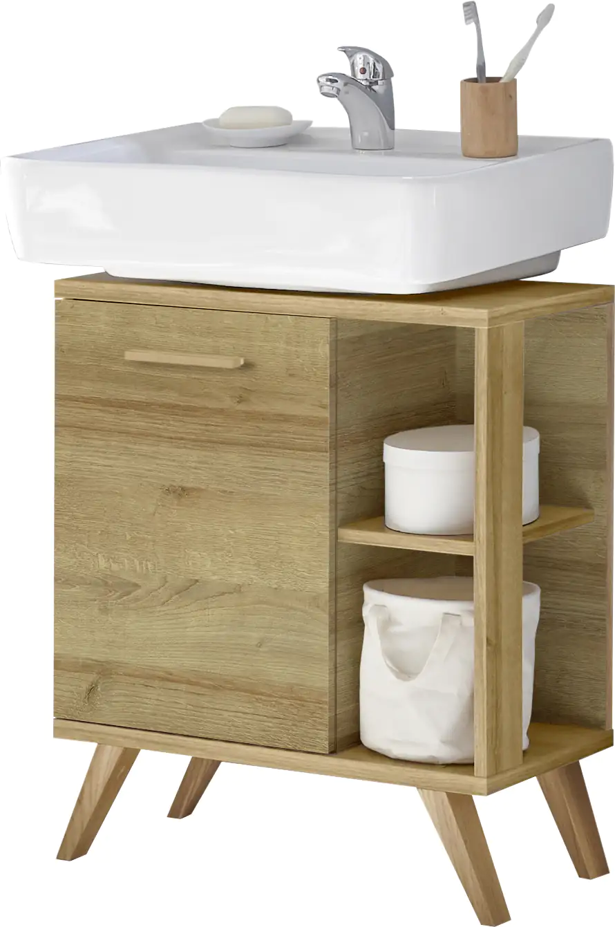 Pelipal Waschbeckenunterschrank Quickset 963 mit Ablagefächer stehend