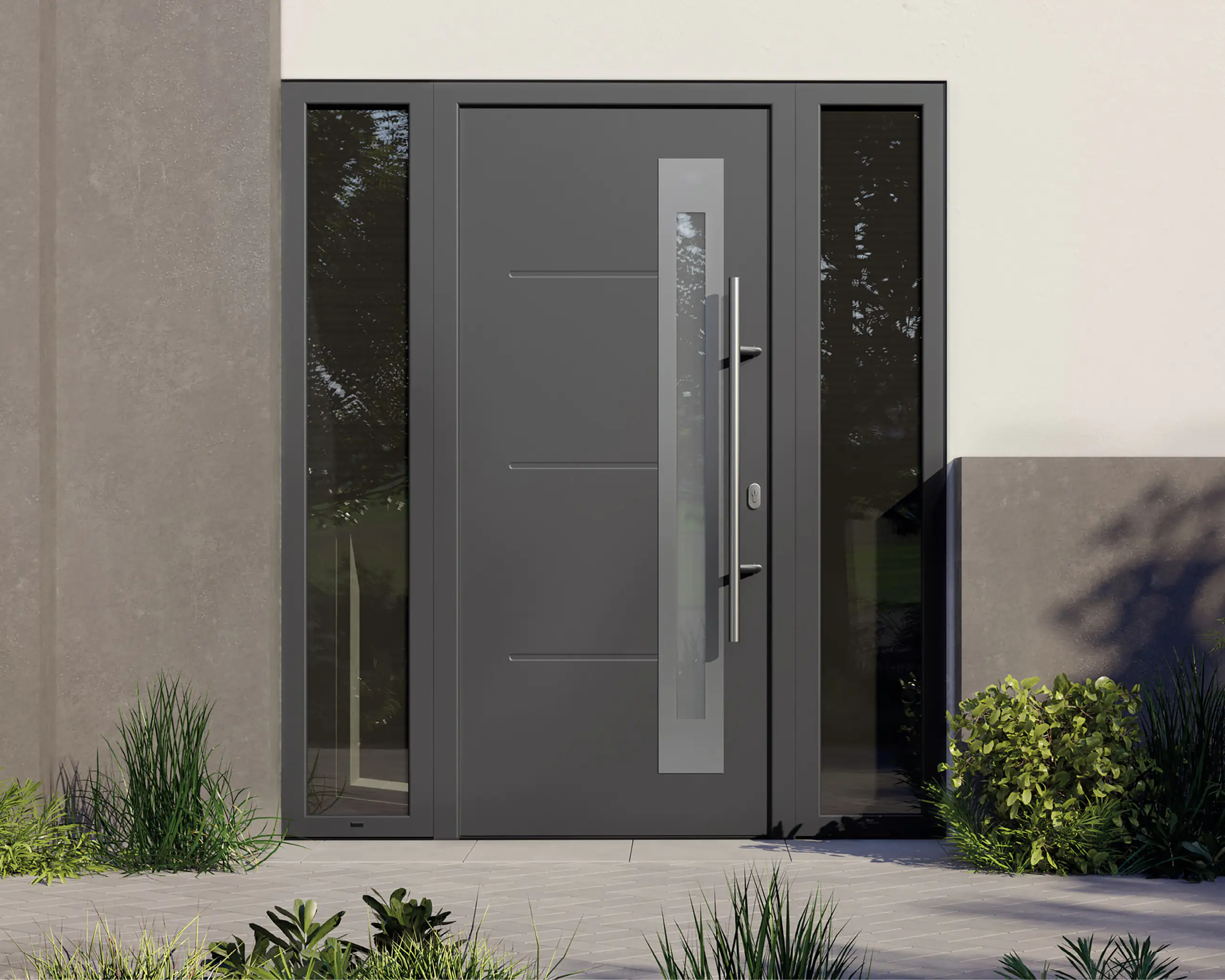 EcoStar Haustür ISOPRO IP 780S anthrazitgrau 110 x 210 cm EcoStar Haustür ISOPRO IP 780S anthrazitgrau 110 x 210 cm