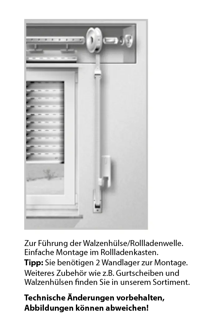 Schellenberg Wandlager Maxi silber