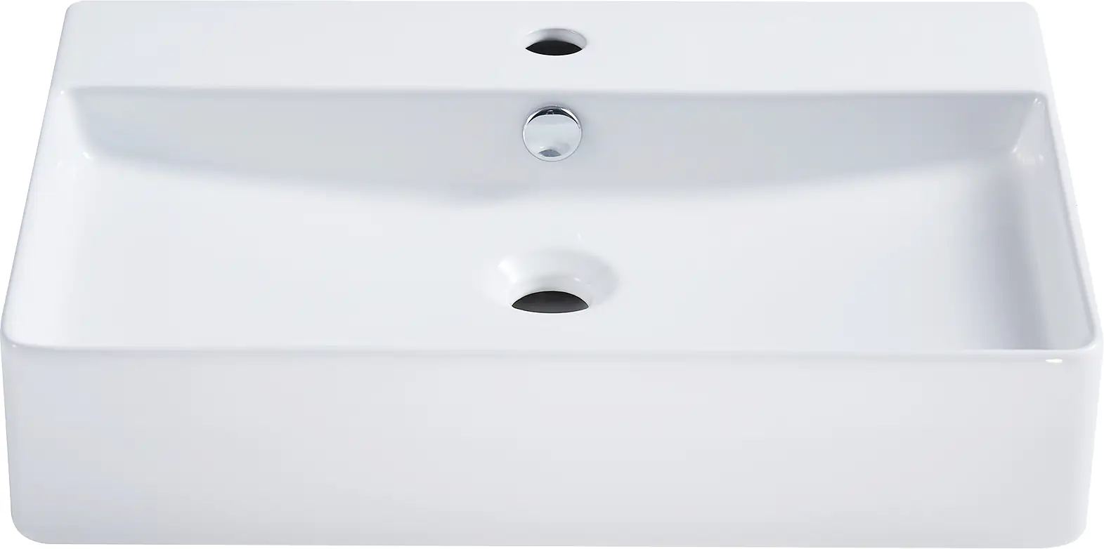 Primaster Keramikwaschbecken 59,5 cm Prag weiß