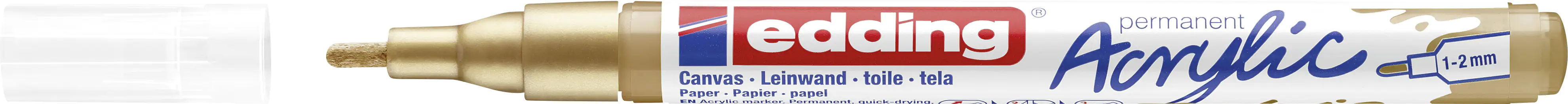 edding 5300 Acrylmarker fein reichgold 1 - 2 mm