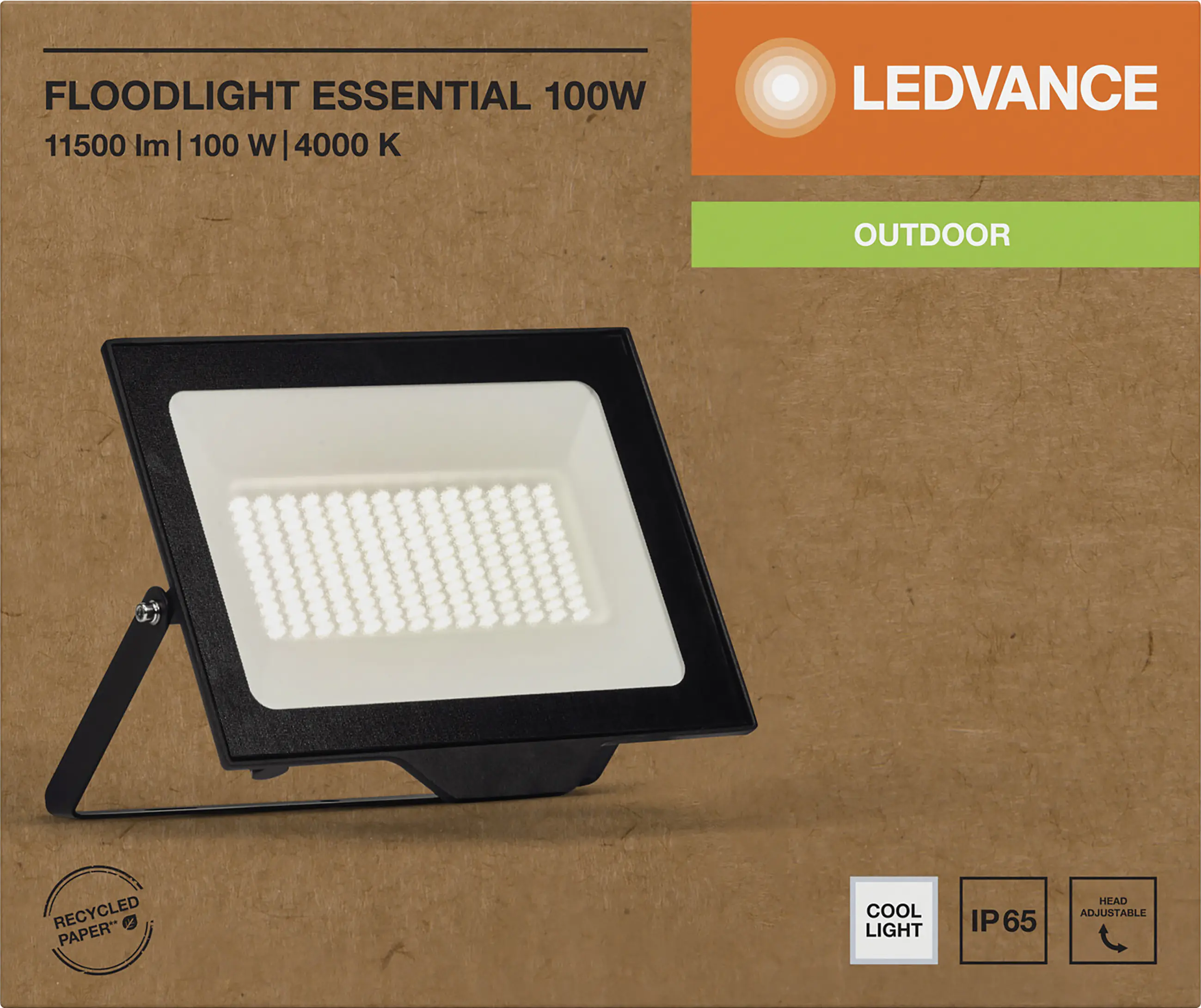Ledvance LED Außen-Strahler FLOOD Essentials 100 W