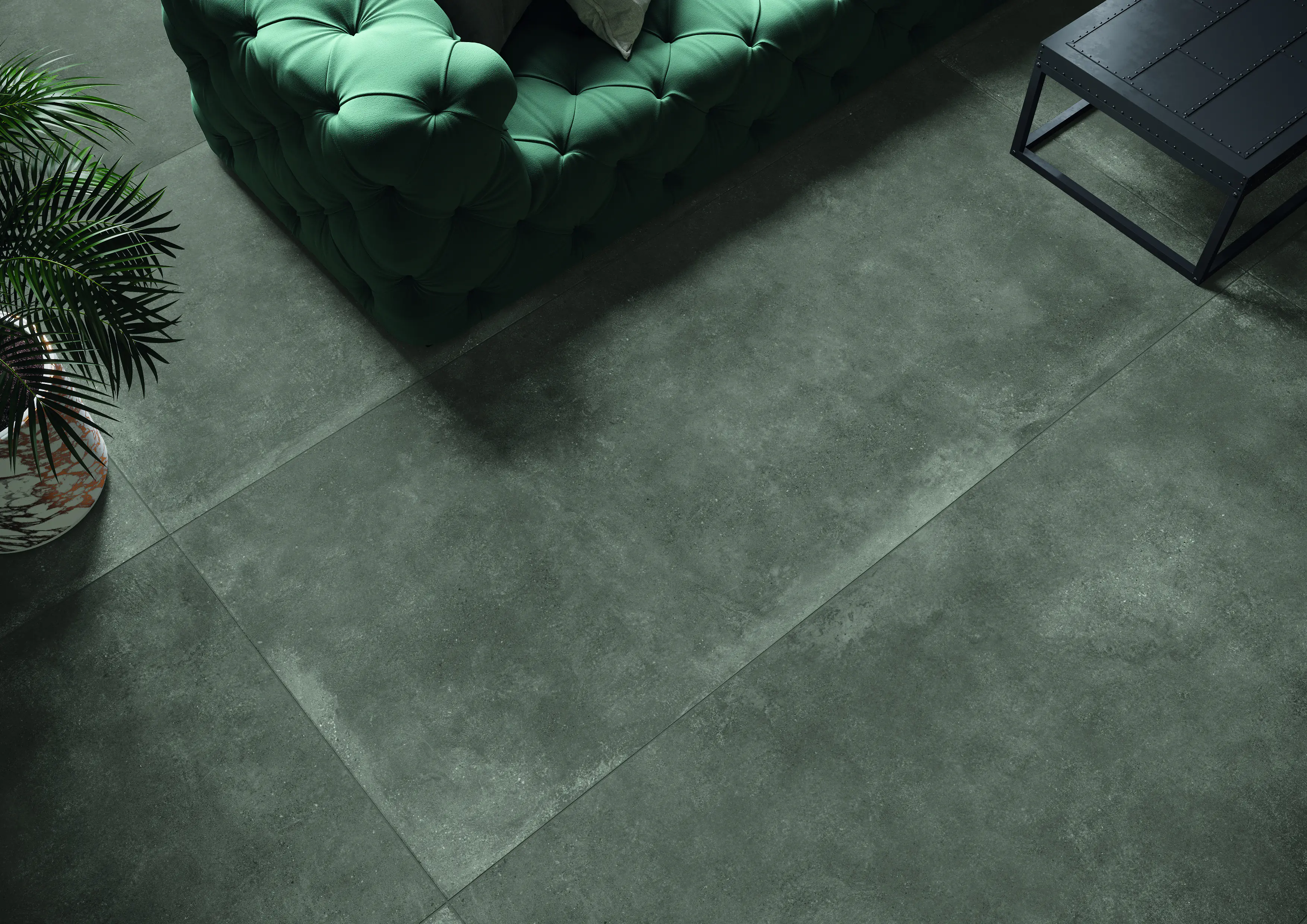 Bodenfliese Feinsteinzeug Modern Concrete 60 x 60 cm graphit  Bodenfliese Feinsteinzeug Modern Concrete 60 x 60 cm graphit