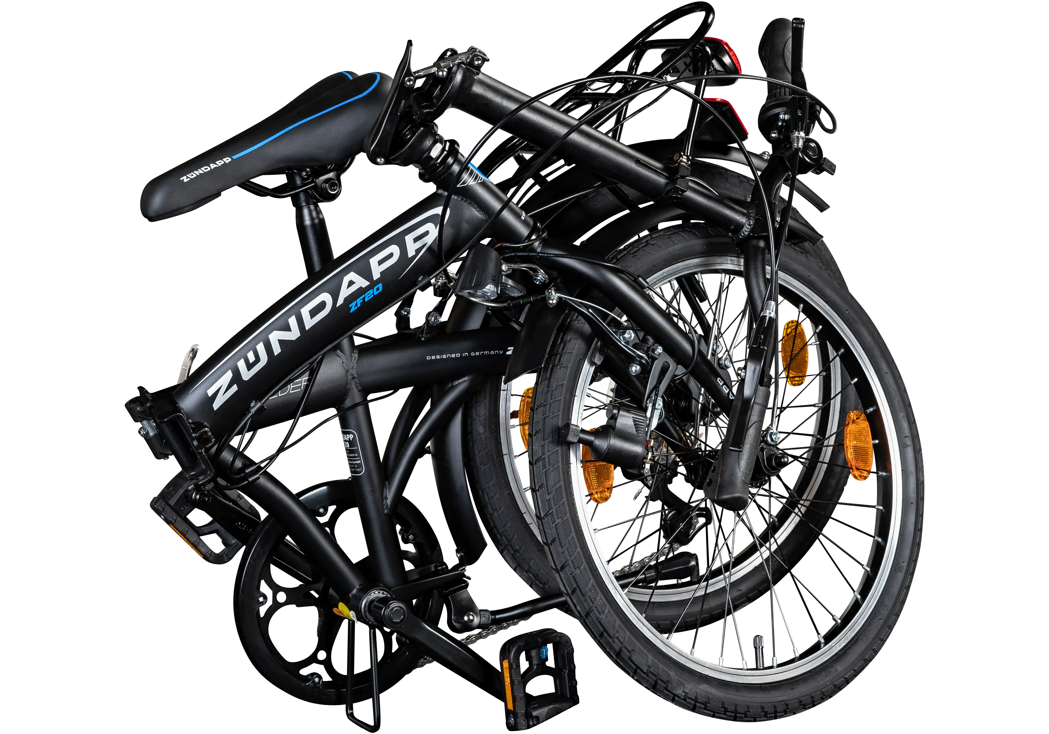 Zündapp Faltrad ZF20 Speed Folder 20 Zoll 6-Gang RH 28,5cm grau