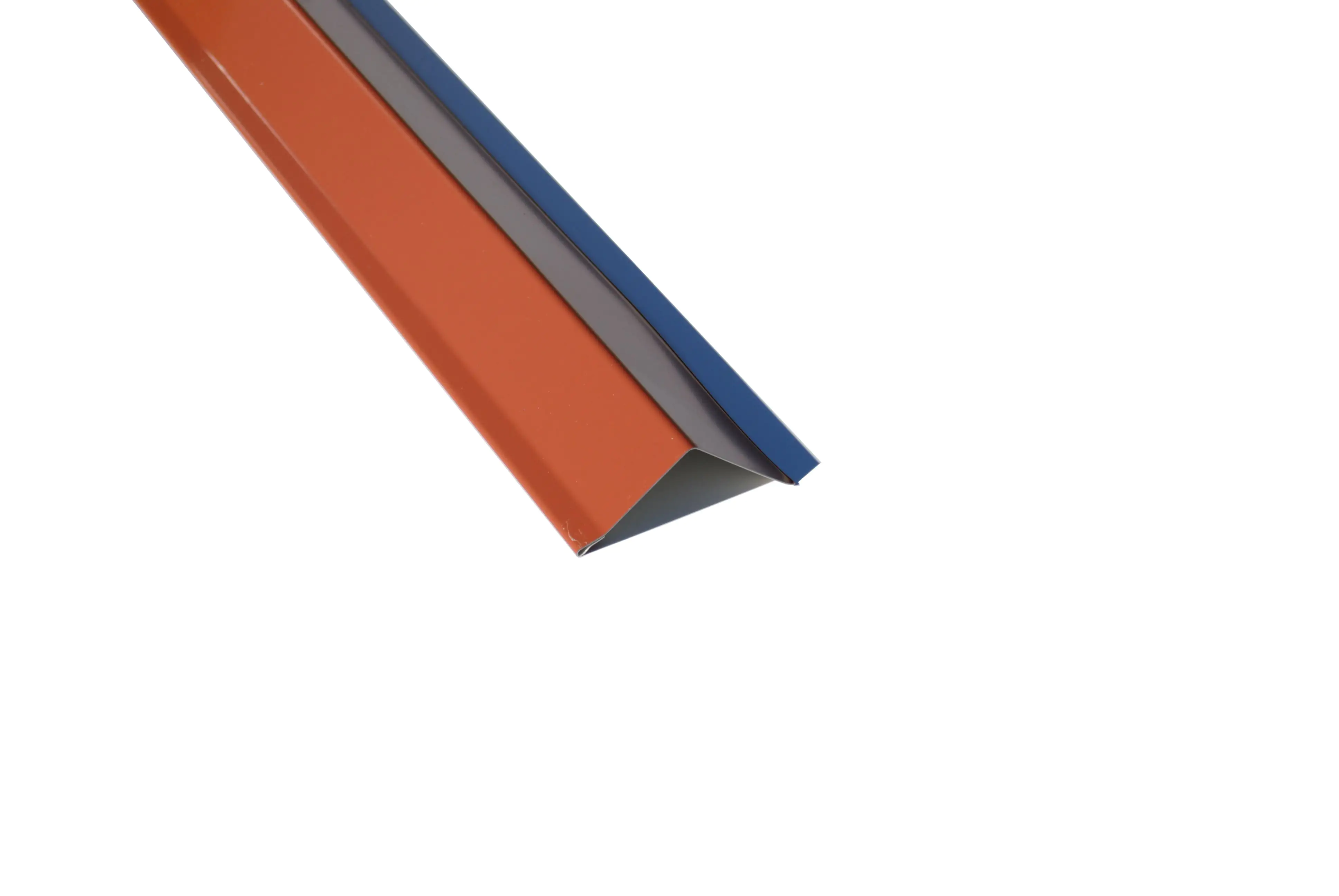 4031091803290 Weckman Traufenblech 100 cm 80 x 30 mm ziegelrot