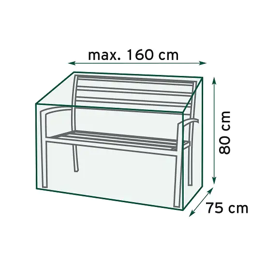 Primaster Schutzhülle Exclusive für 3er Bank UV-beständig, verstärkt 
