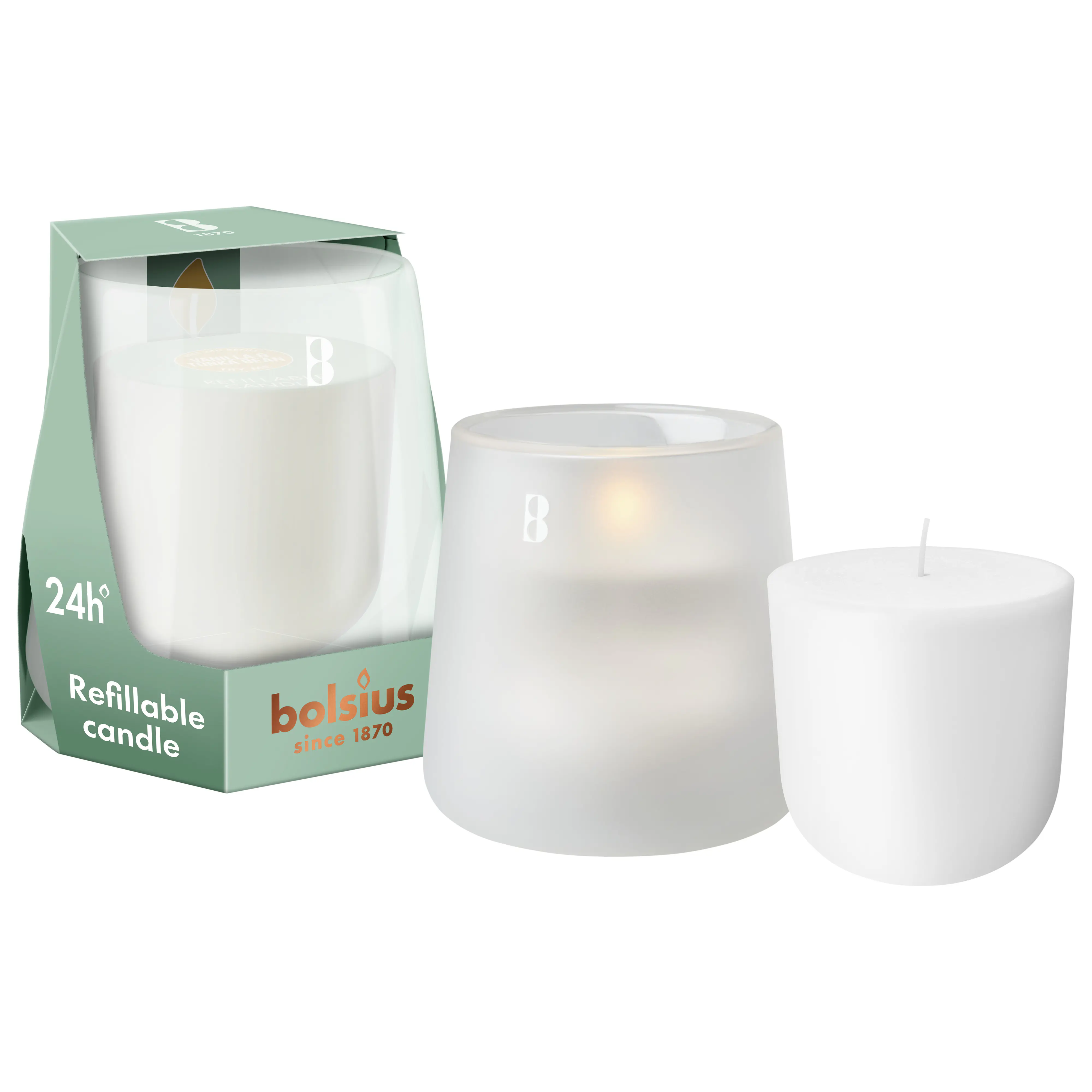 Bolsius Cleanlight Duftglas Starterkit vanille & tonkabohne
