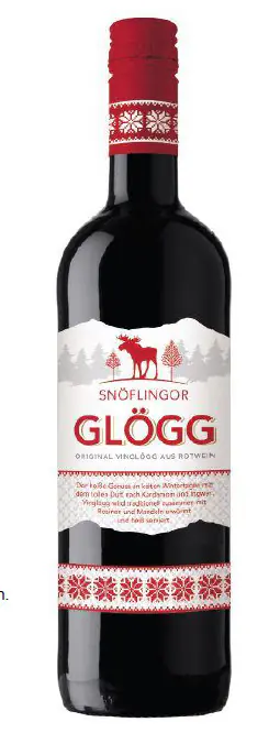 Glögg Glühwein Snöflingor rot 0,75 l Glögg Glühwein Snöflingor rot 0,75 l