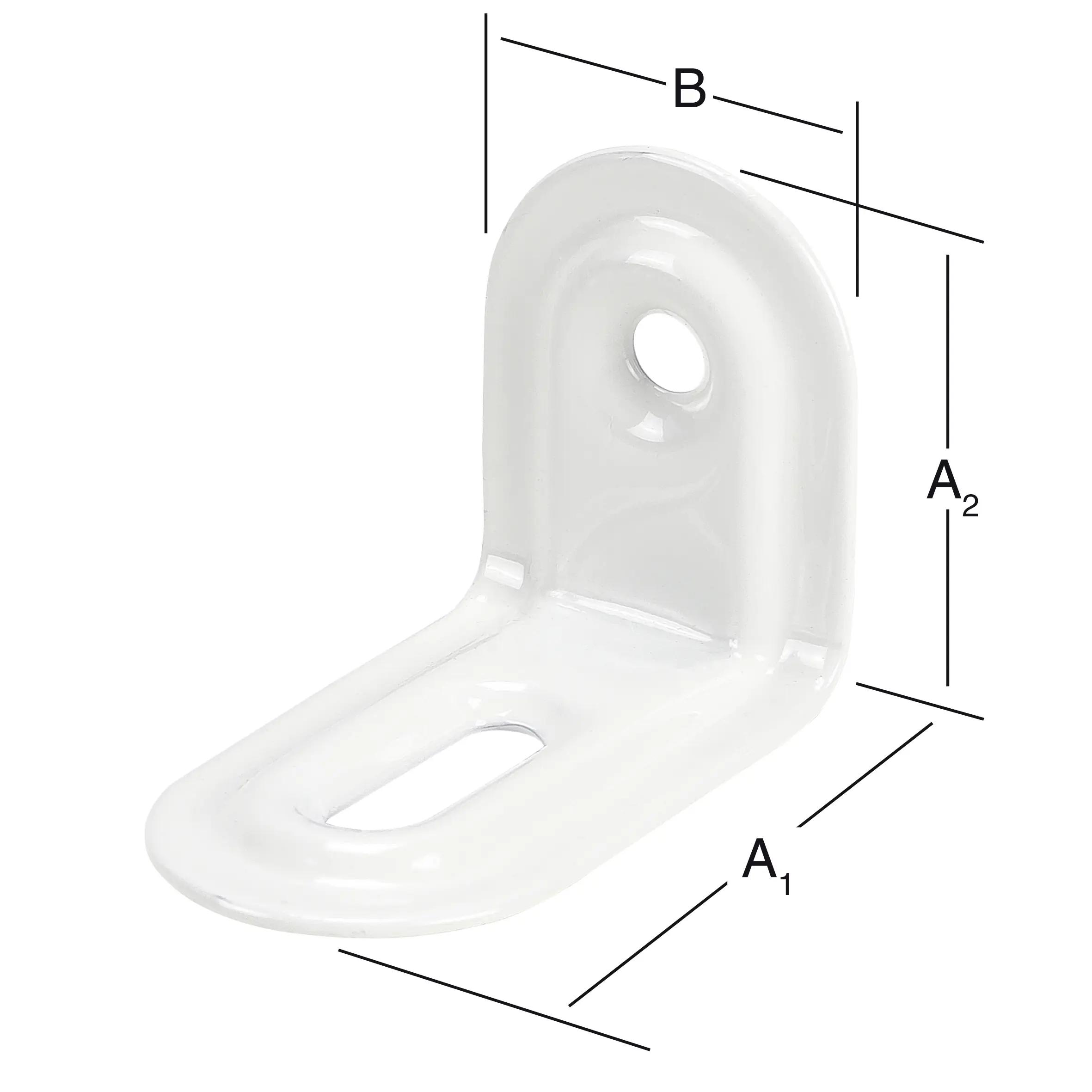 Vormann Verstellwinkel weiß 39/28 x 22 mm