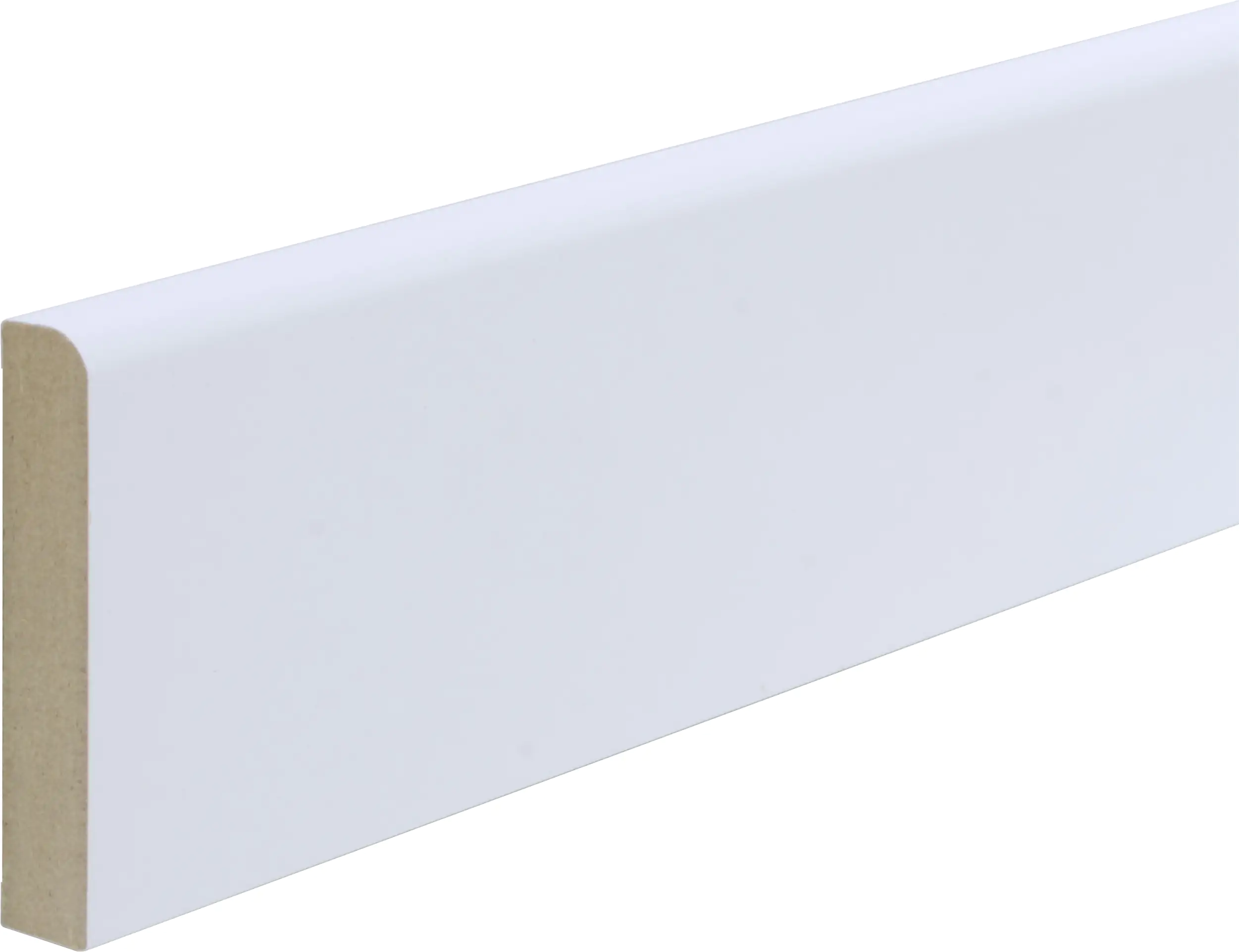 B.S. Bauprogramm Sockelleiste 260 cm 60 x 10 mm Eiche brilliantweiß