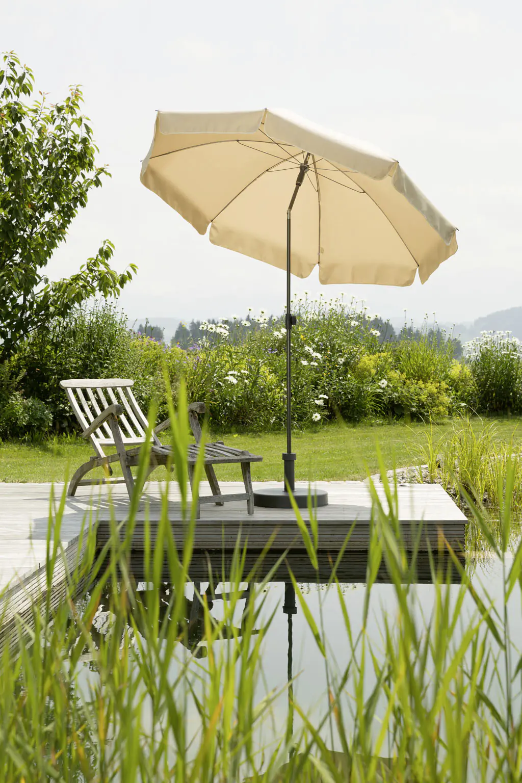 Schneider Sonnenschirm Aquila natur Ø 200 cm Schneider Sonnenschirm Aquila natur Ø 200 cm