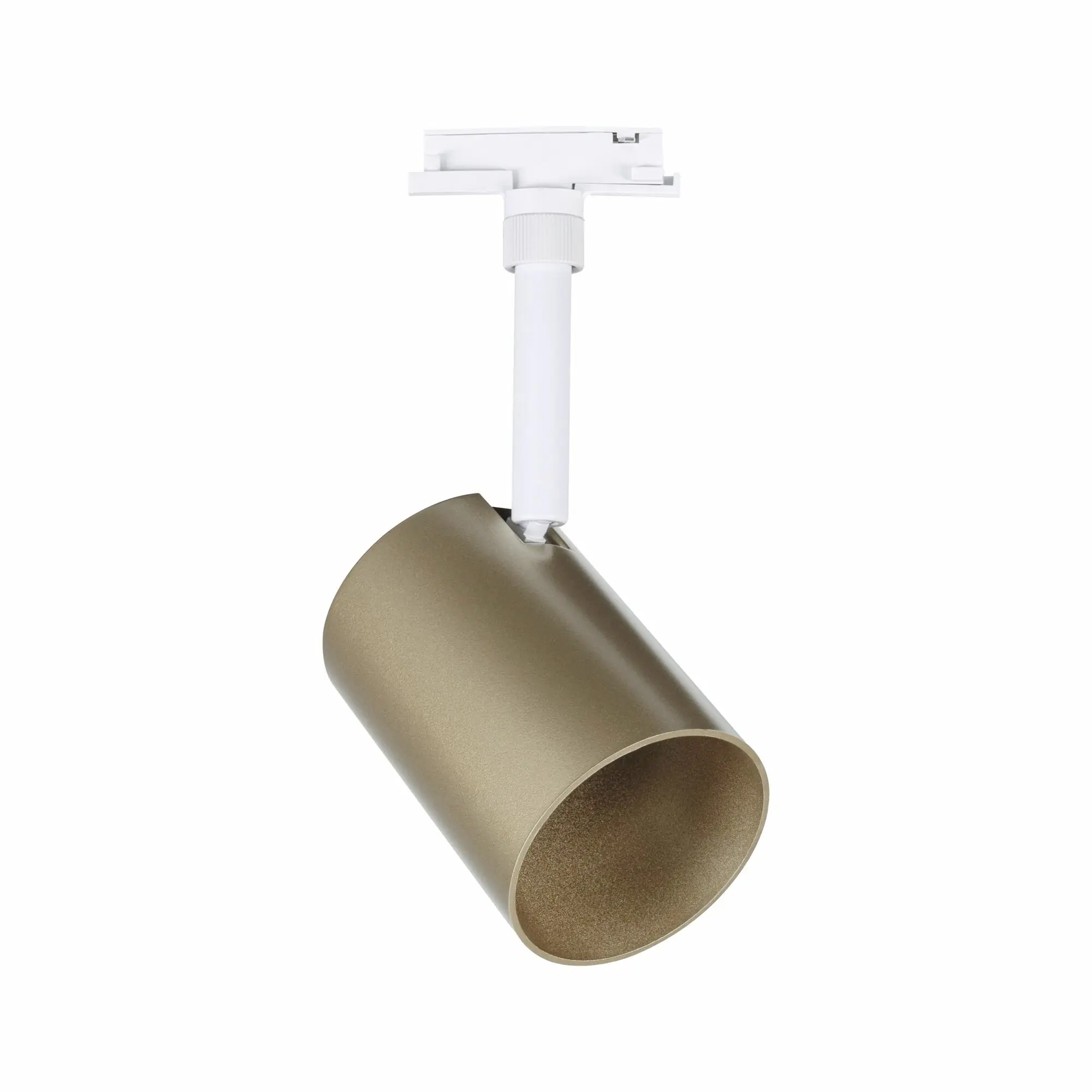 Paulmann URail Deckenleuchte 1er Spot Luxe Ø 6,5 x 14,5 cm signalweiß-gold matt