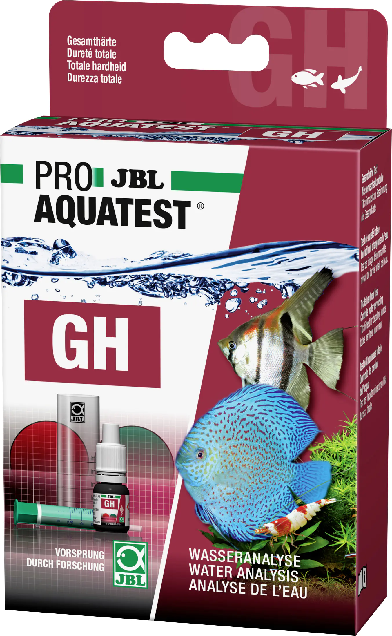 JBL PROAQUATEST GH Gesamthärte weiß / transparent / schwarz
