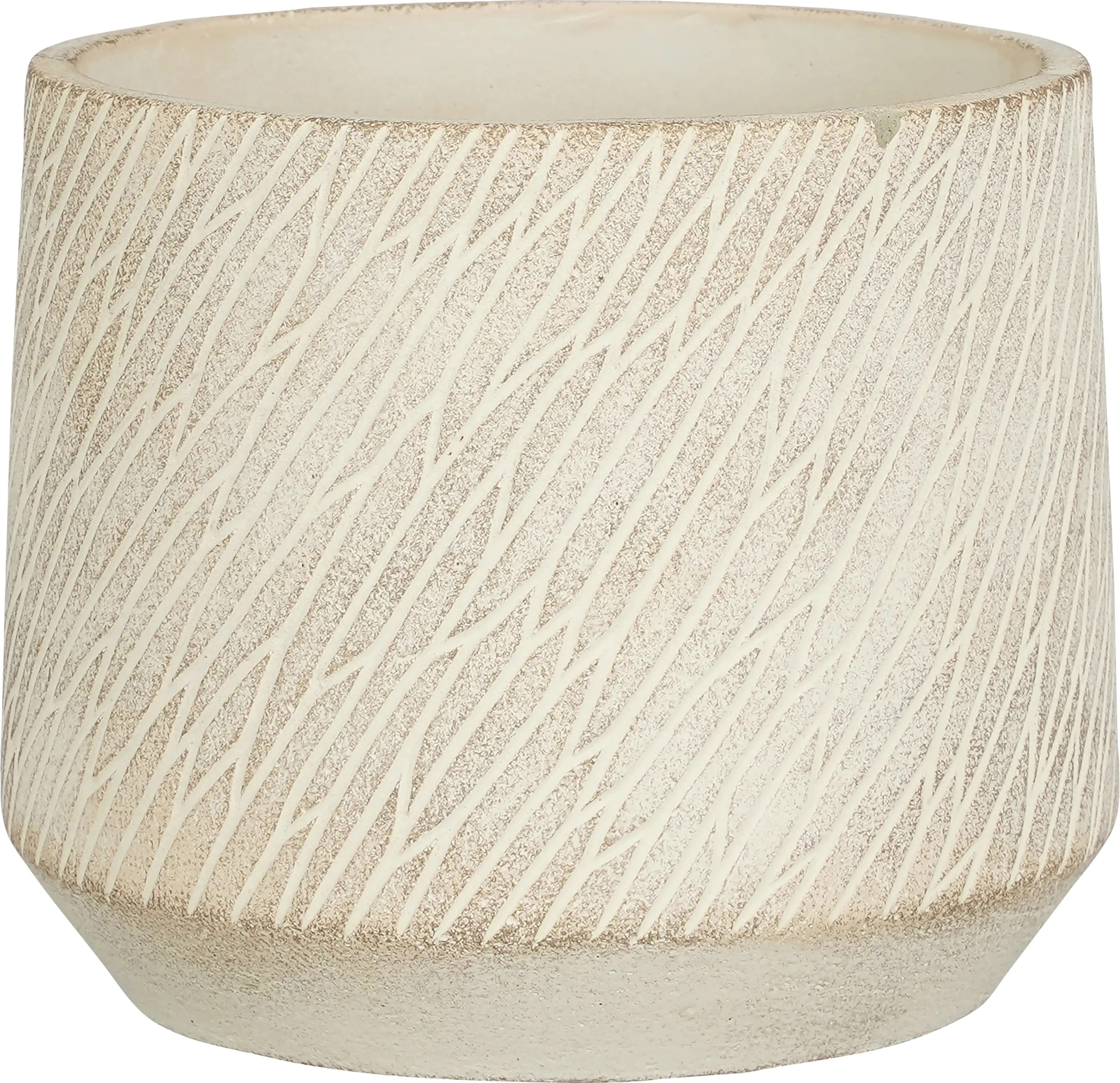 Mica Übertopf Camino  Ø 17 x 14 cm taupe