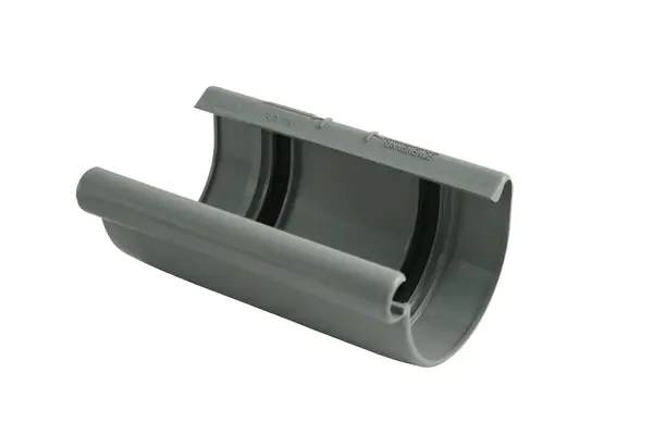 Marley Rinnenverbindungsschale NW 75 mm, halbrund, grau