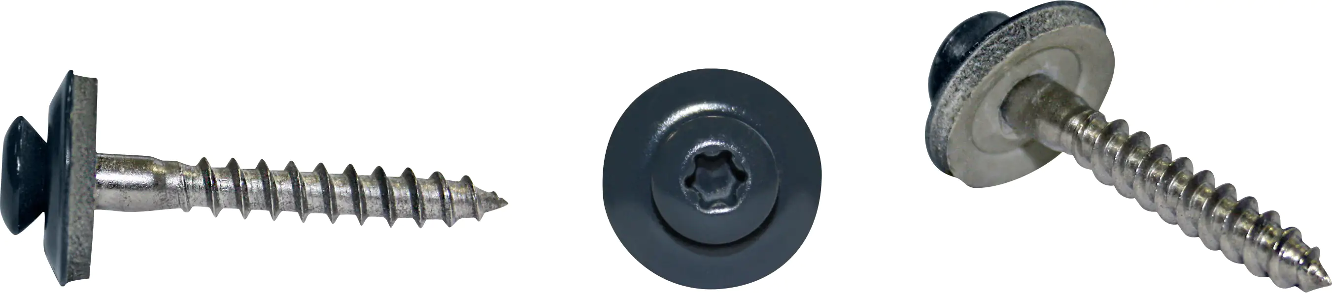 Sarei Spenglerschrauben Alu-Anthrazit 25 Stück