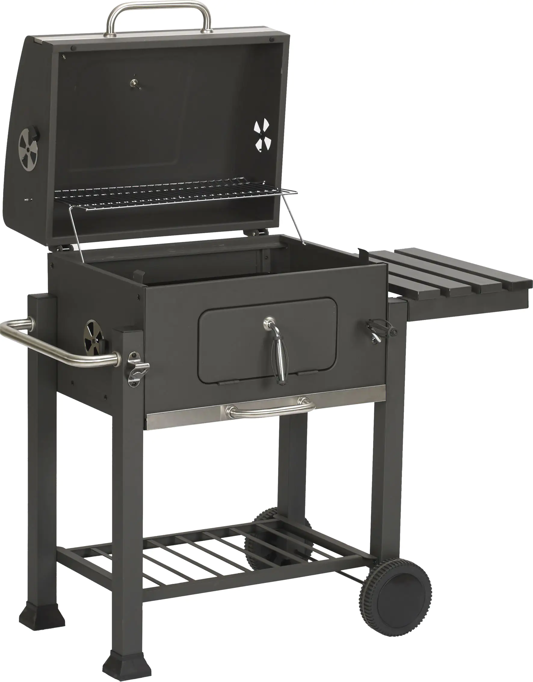 TrendLine Holzkohlegrill Montreal Grillfläche ca. 56 x 41,5 cm