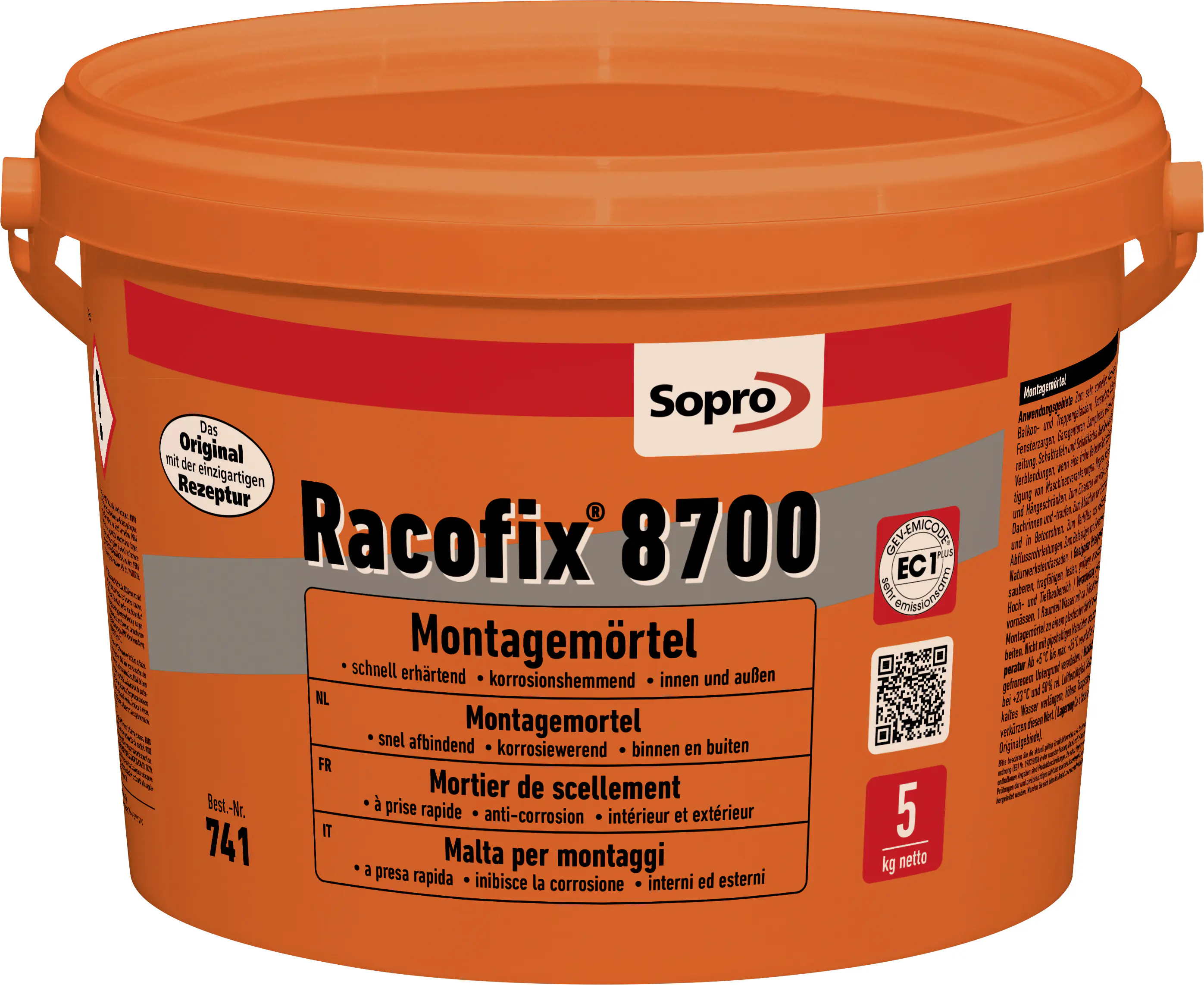 Racofix Montagemörtel 8700 5 kg