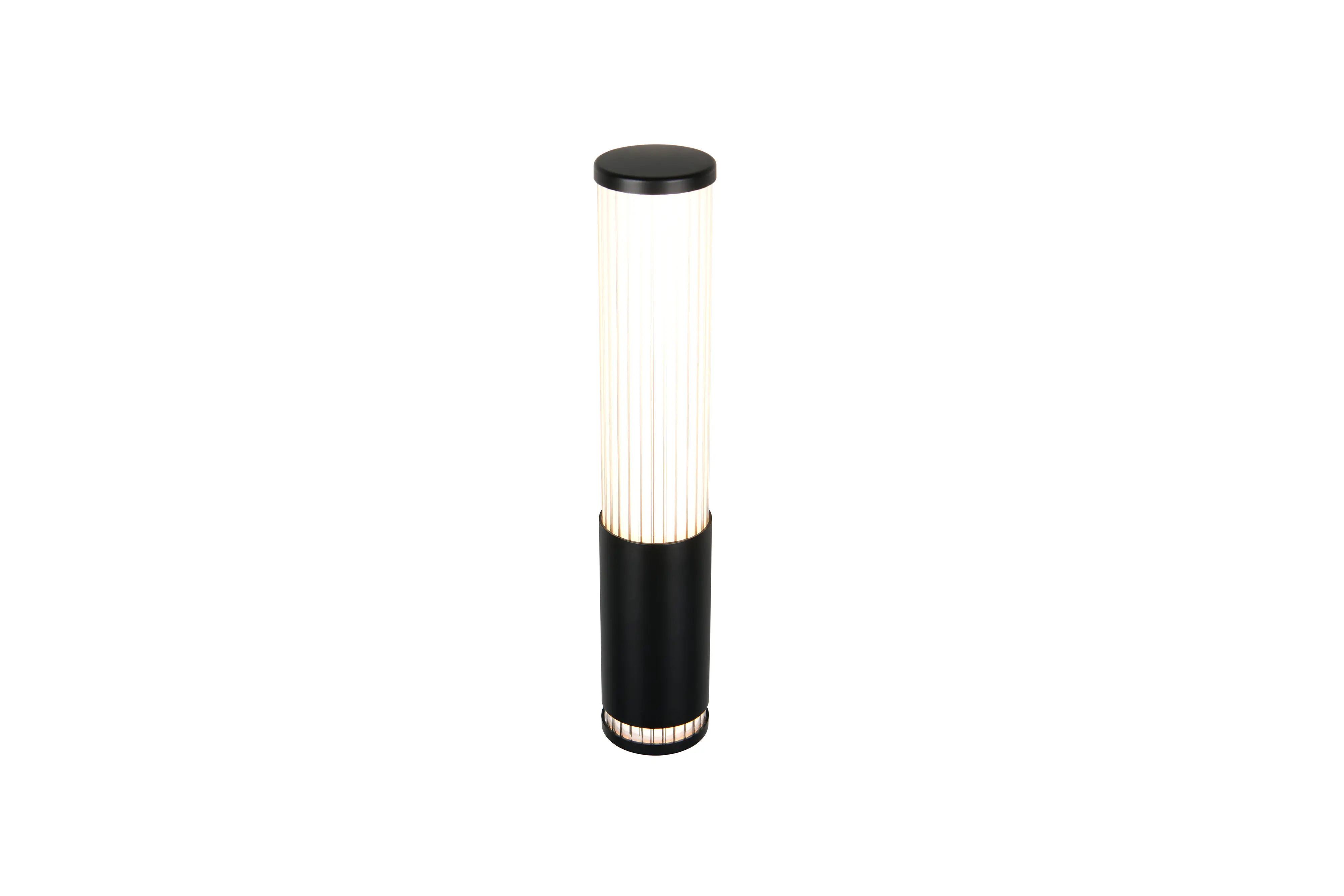 Trio LED-Wandleuchte Stefano schwarz matt 5,2 x 29 cm Steckdose 