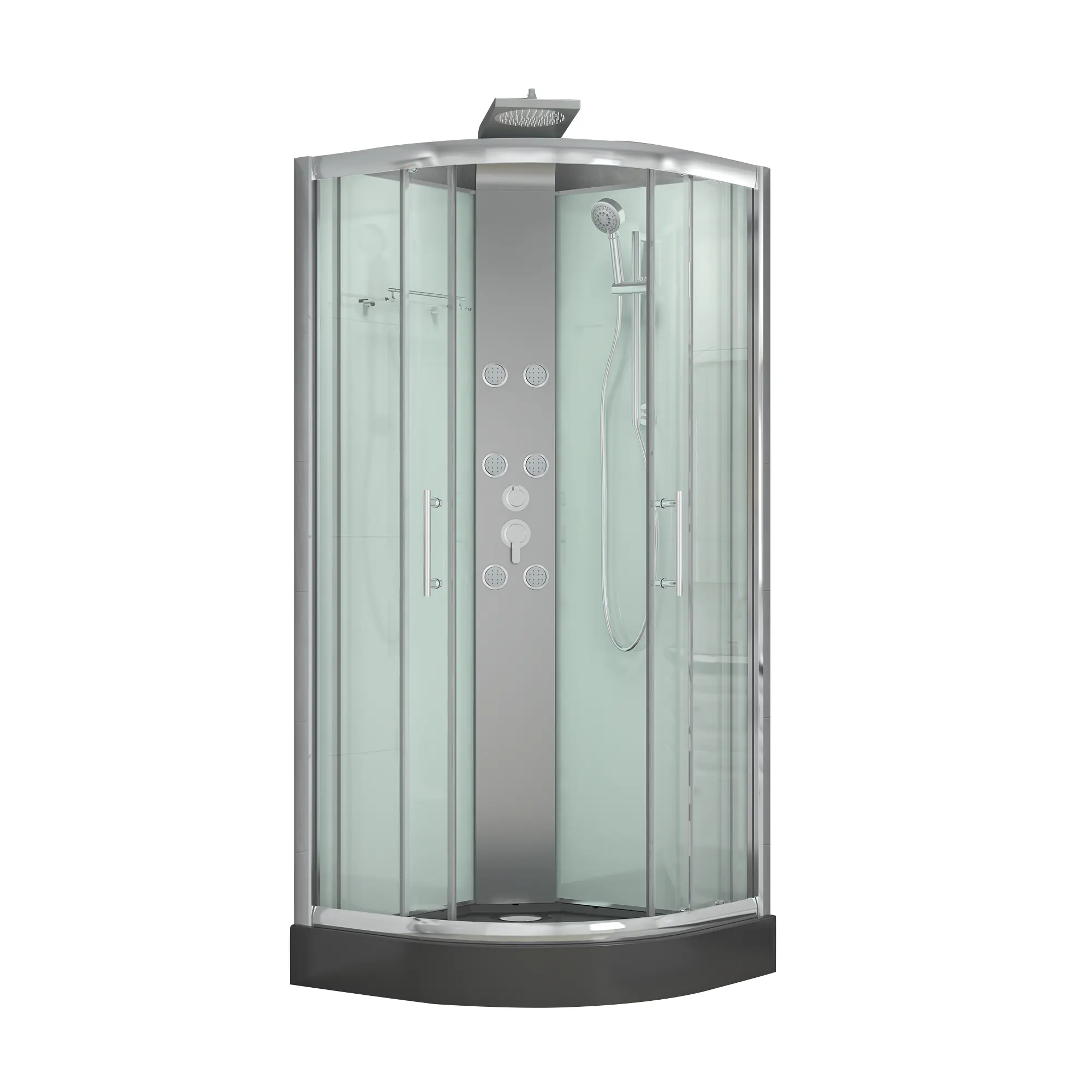 Primaster Komplettdusche 90 x 90 x 226 cm Easy Fix New 2 chrom 