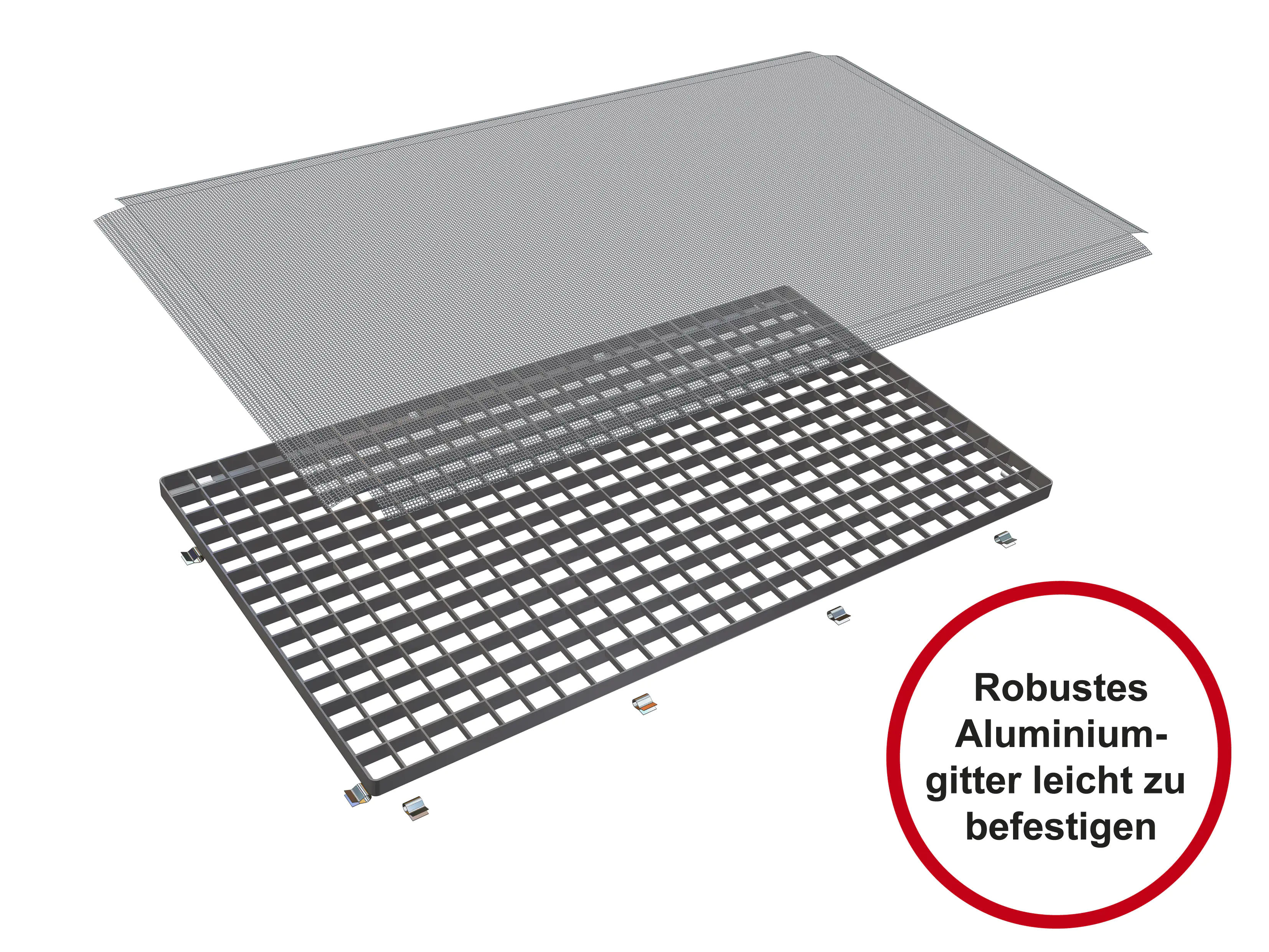Lichtschachtabdeckung Insektenschutzgitter Maße 130 x 60 cm