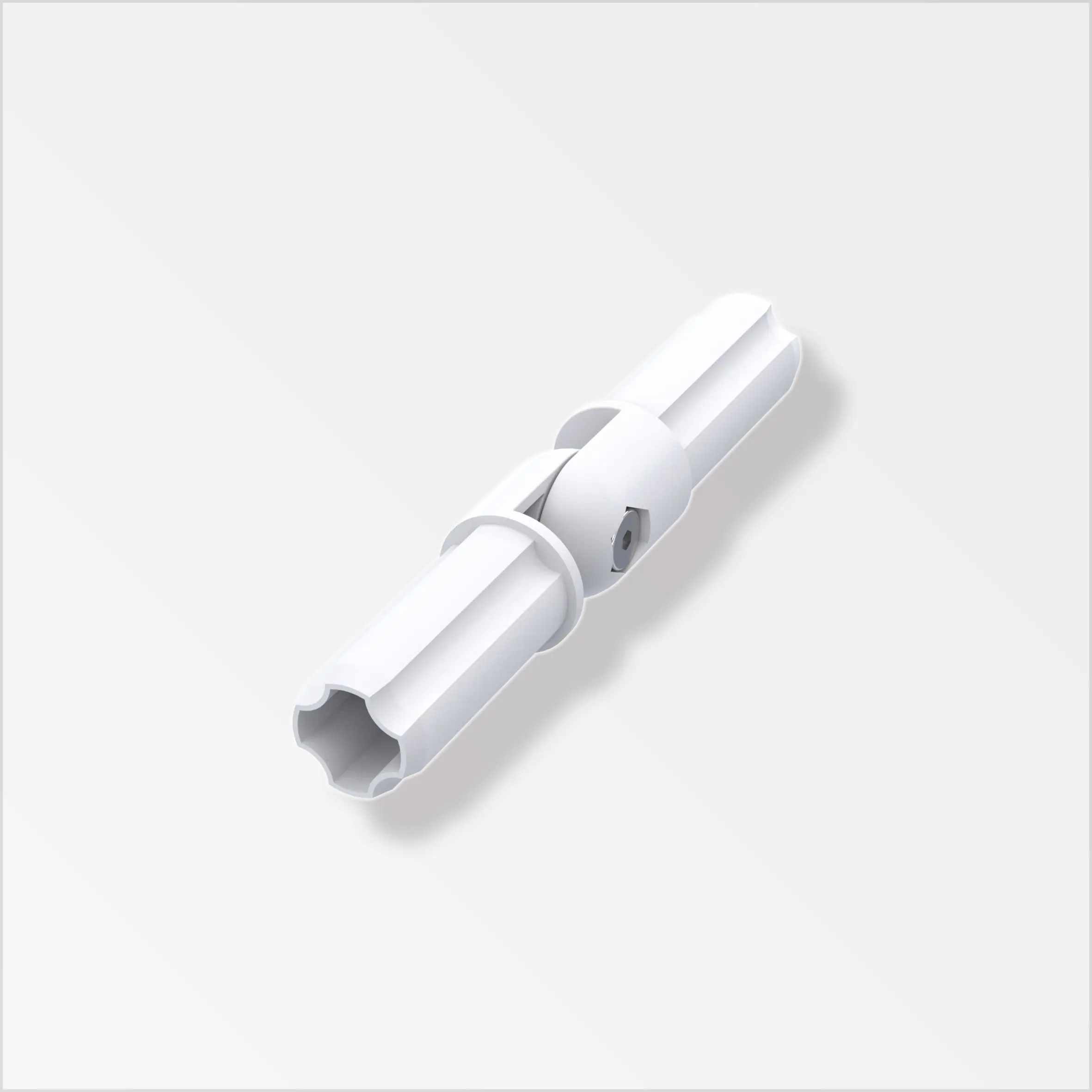 alfer Combitech connect Gelenkverbinder Kunststoff weiß