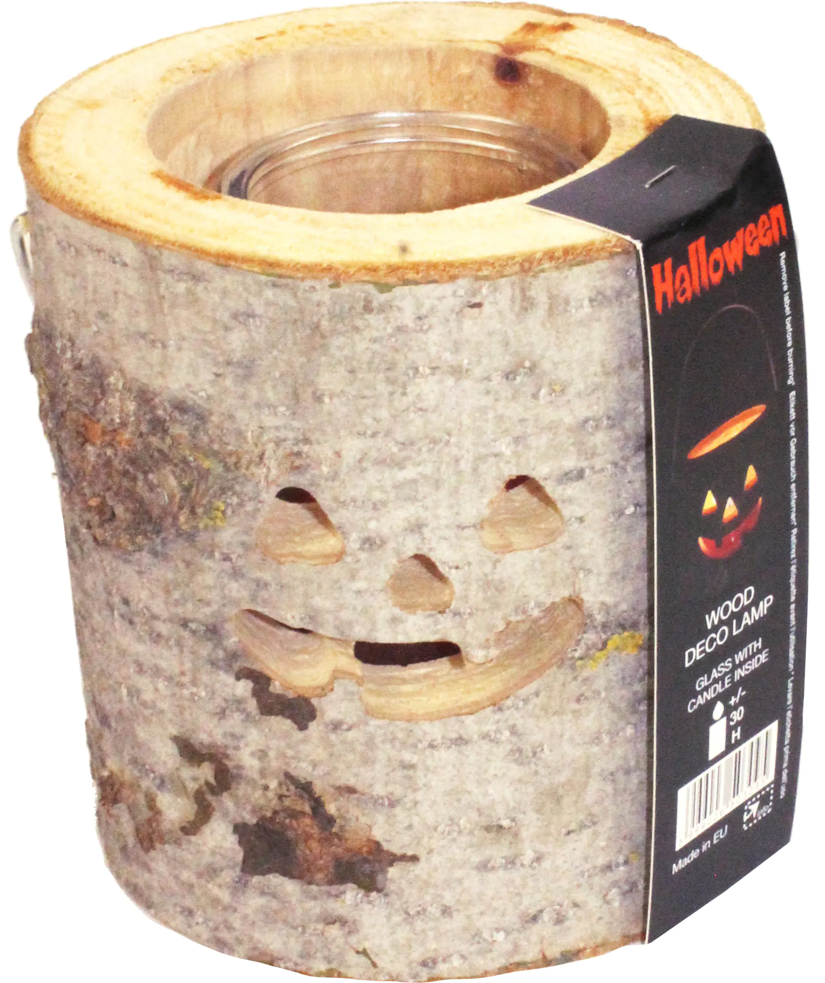 House of Rustic Holzlaterne Halloween Motiv Ø 13 x 15 cm