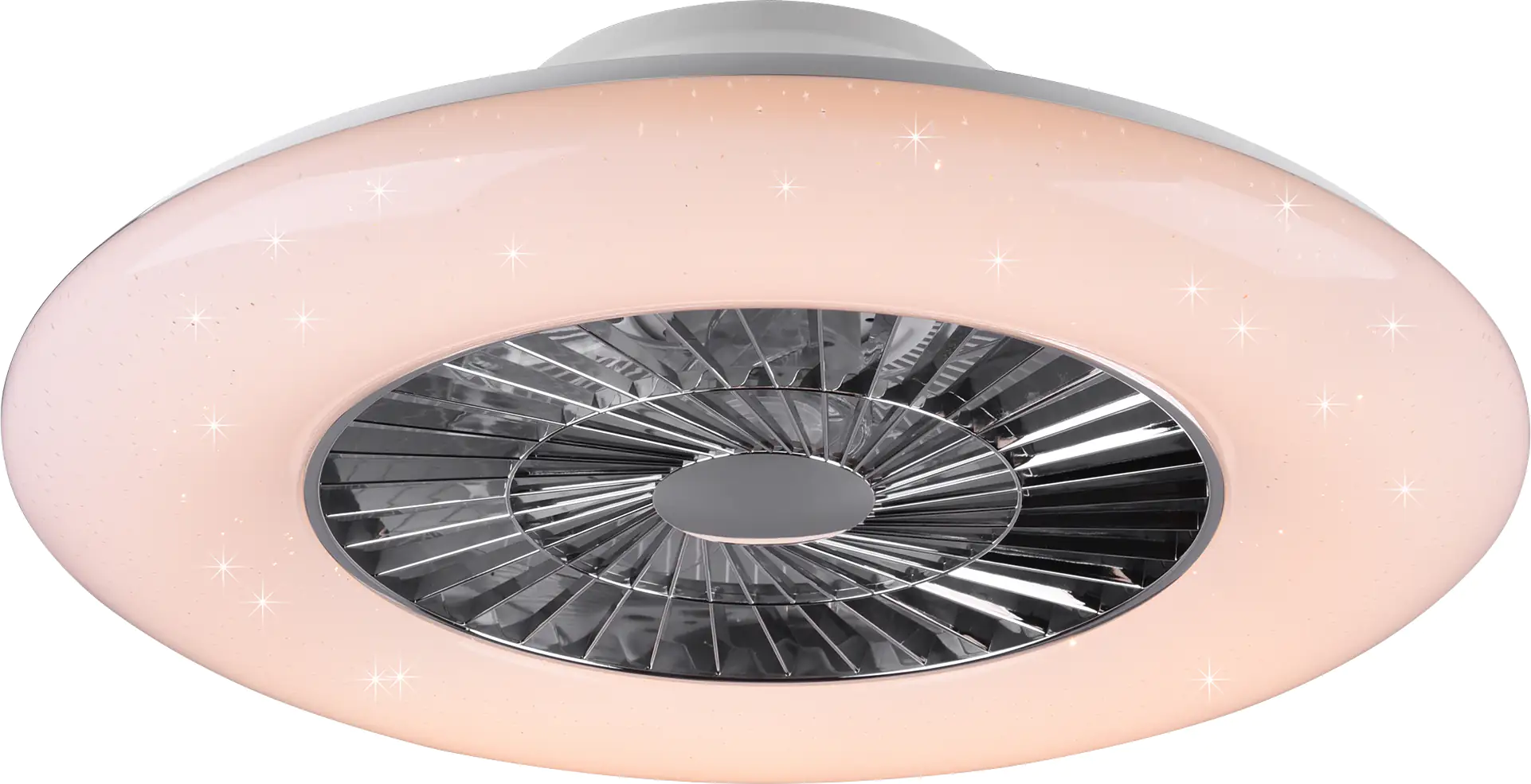 Reality Leuchten LED-Deckenleuchte VISBY mit Ventilator Sternenhimmel Reality Leuchten LED-Deckenleuchte VISBY mit Ventilator Sternenhimmel