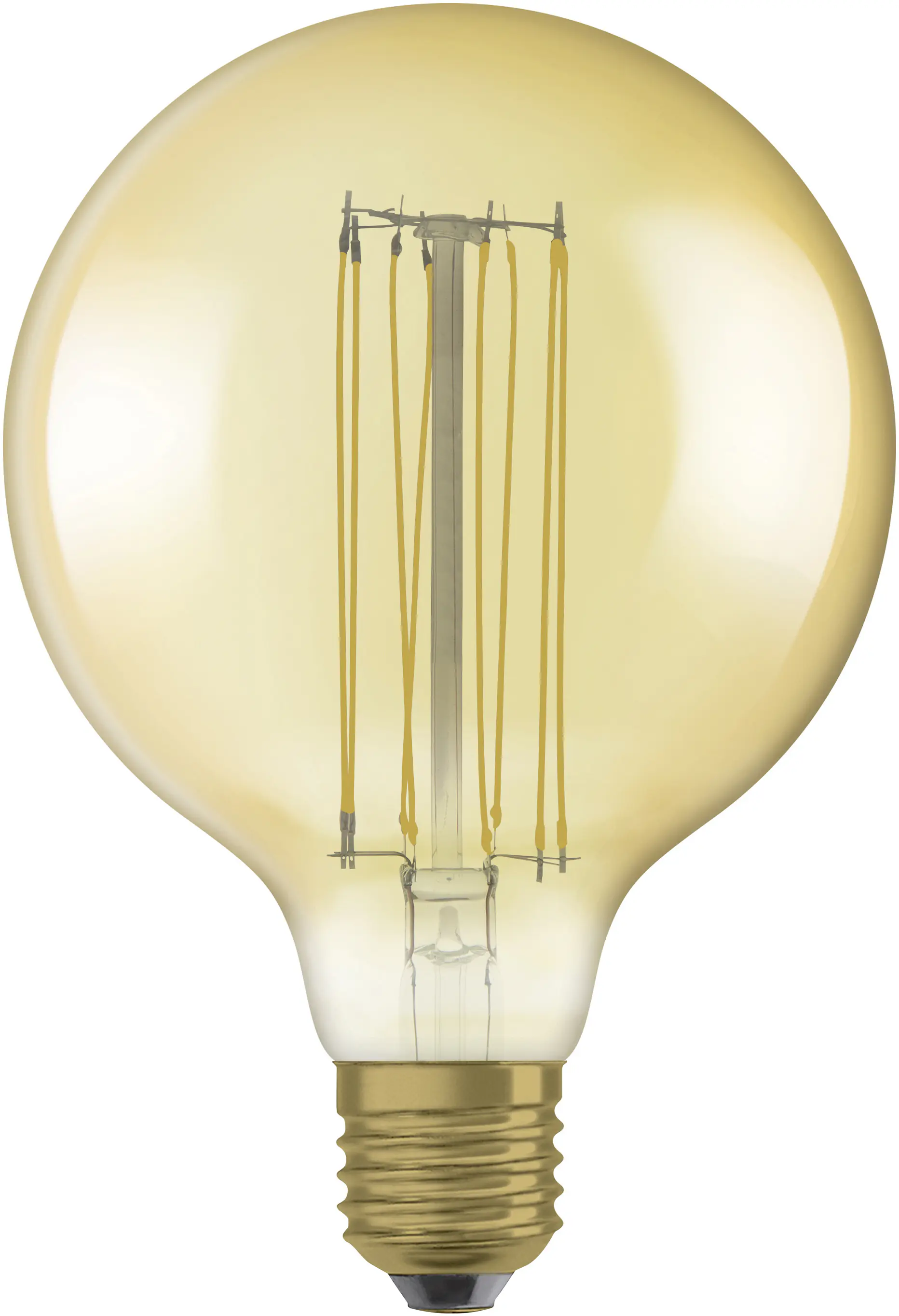 Ledvance LED Leuchtmittel Vintage 1906 Globe G125 E27 8,8 W dimmbar amber
