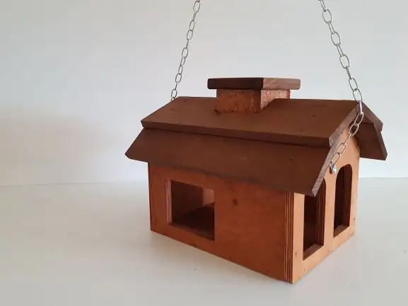 4251139107337 Vogelhaus American Style Kiefernholz massiv braun LxBxH: 25x25x32 cm