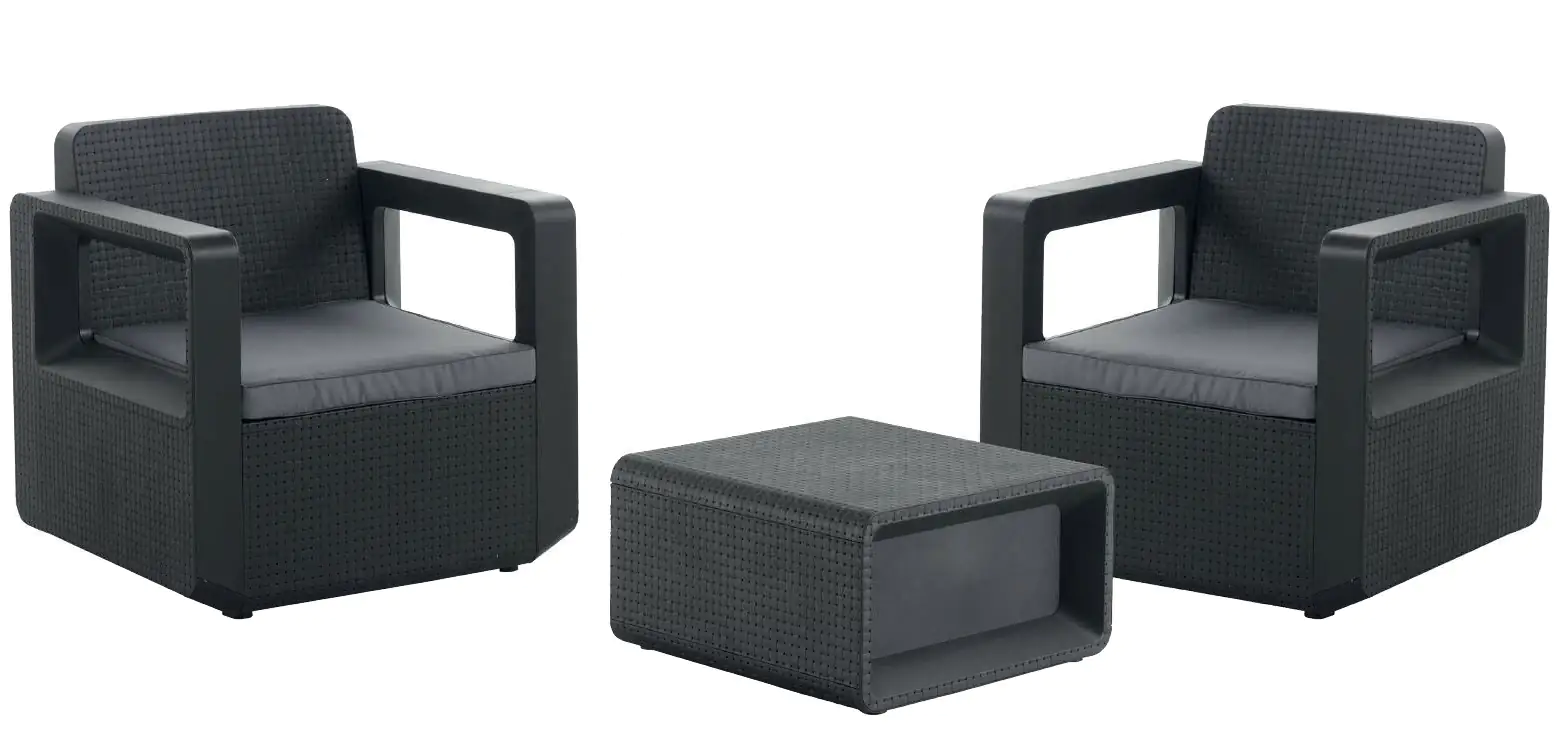 Shaf Loungeset wetterfest Venus Tete-a-Tete inkl. Sitzkissen