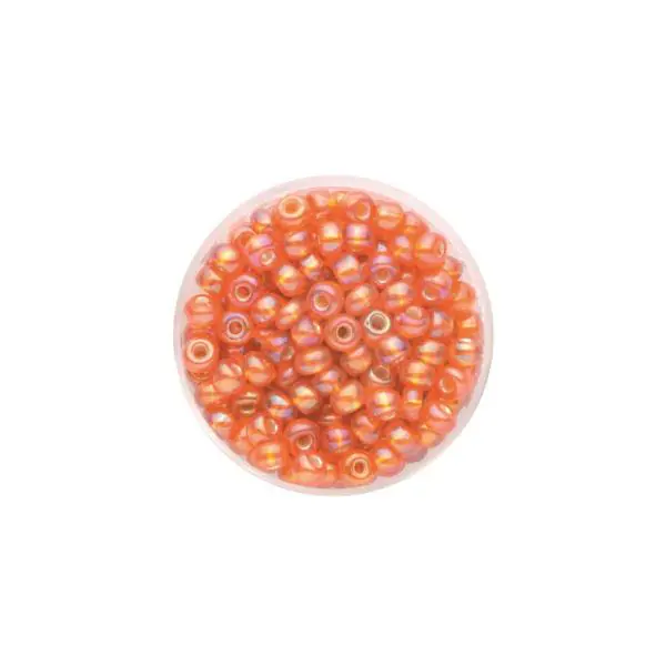 Glorex Rocailles Perlen 4,5 mm 17 g orange