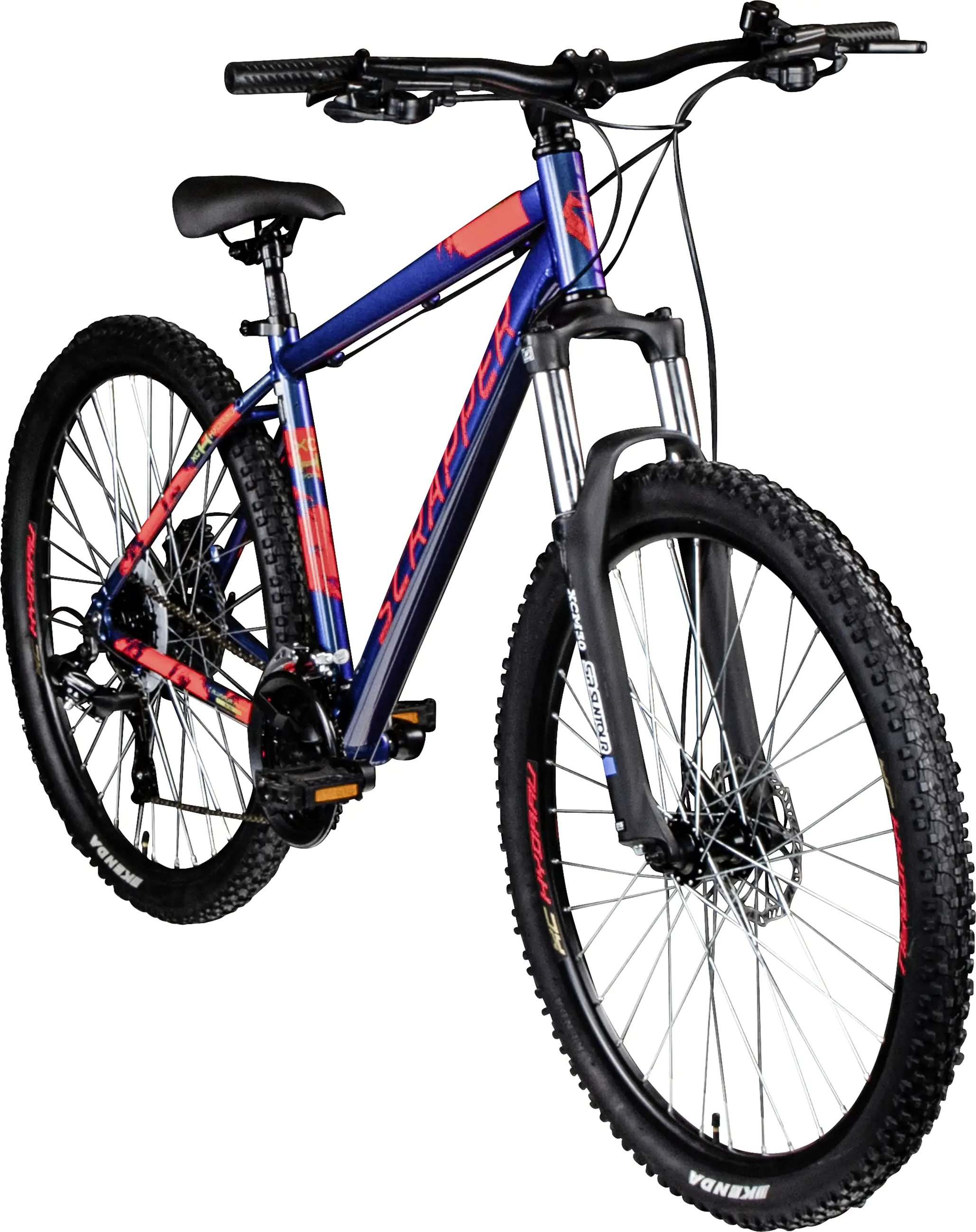 Scrapper Mountainbike XC HYDRAU 2.1 L 27,5 Zoll RH 50cm 24-Gang blau-rot