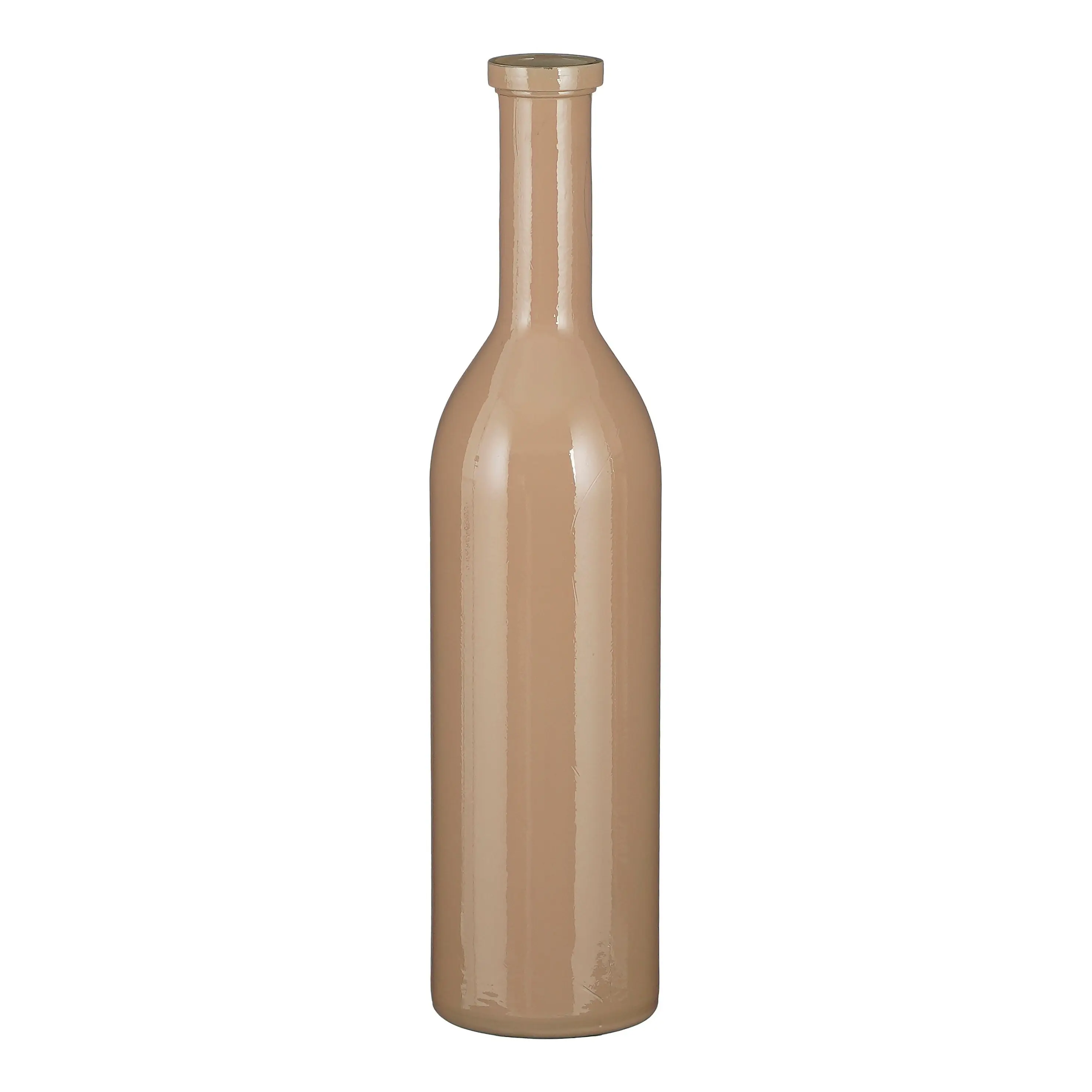 Mica Decorations Flaschenvase Rioja Glas Ø 18 x 75 cm taupe