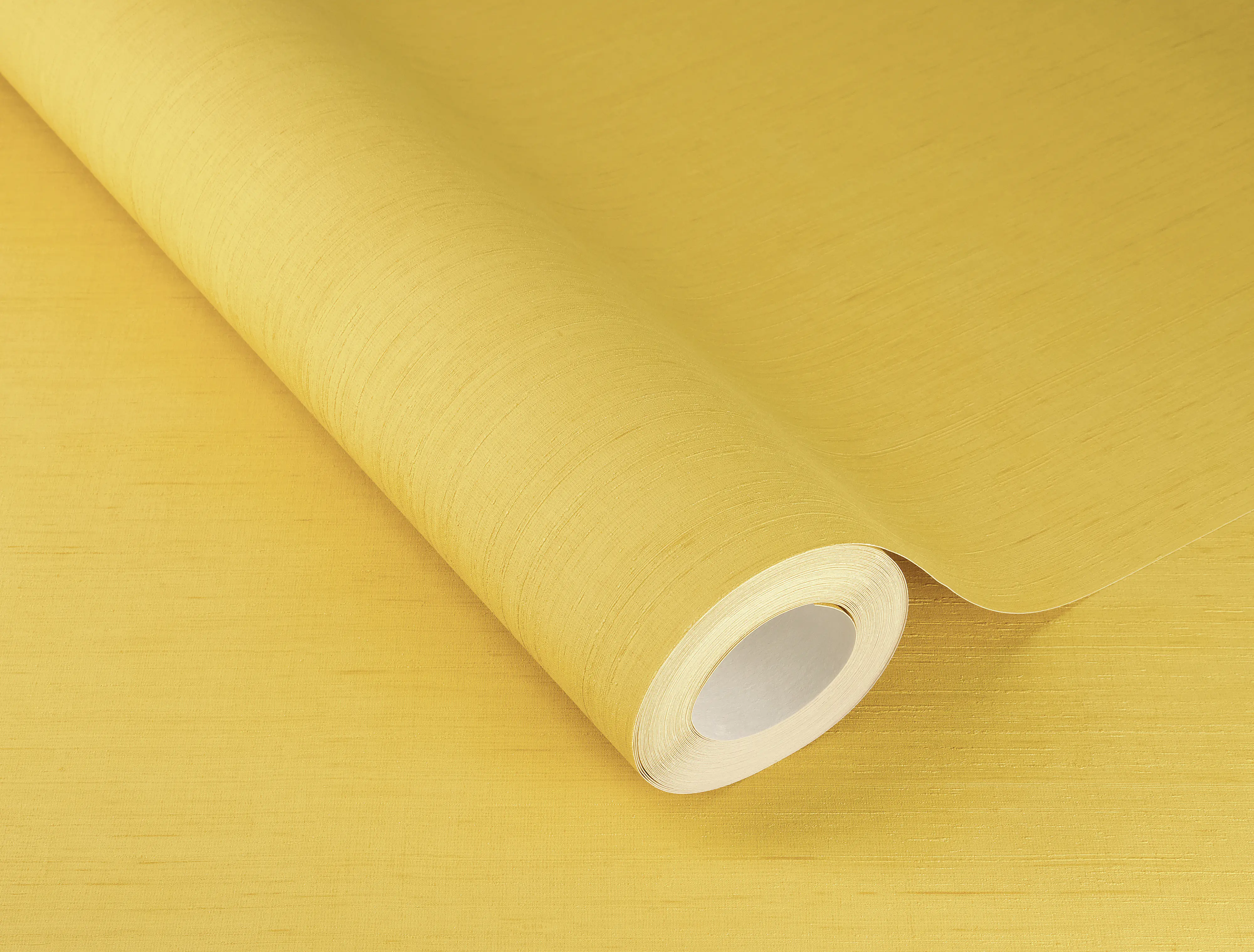 Rasch Vliestapete 746082 Gelb-Ocker Uni 10,05 m x 0,53 m