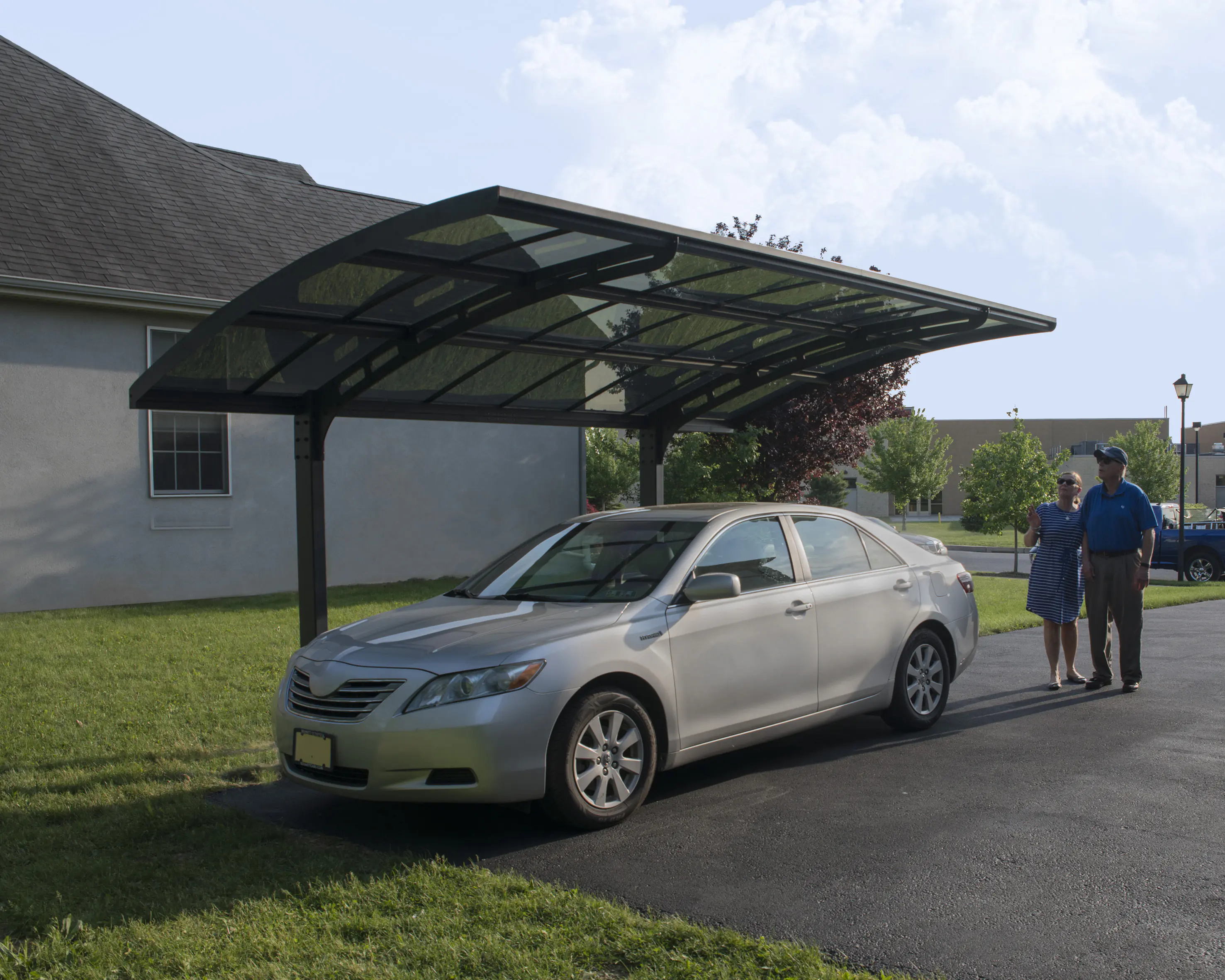 Canopia Carport Arizona Breeze 5000 Grau Alu 495 x 289 cm Canopia Carport Arizona Breeze 5000 Grau Alu 495 x 289 cm